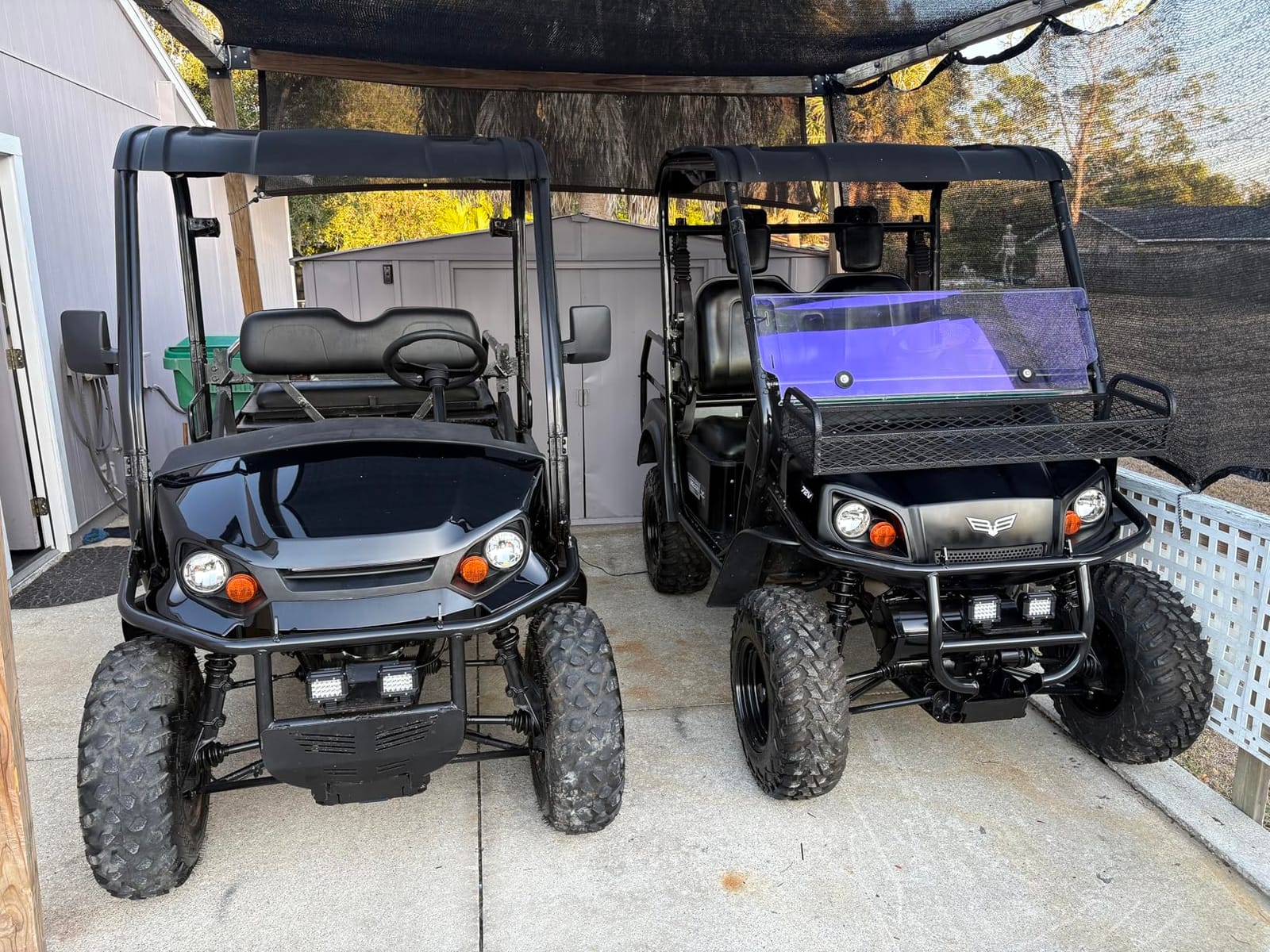 OBTANIM Adjustable Golf Cart Side Rear View Mirrors for Club Car EZ GO Yamaha and Others Carts customer photo 2