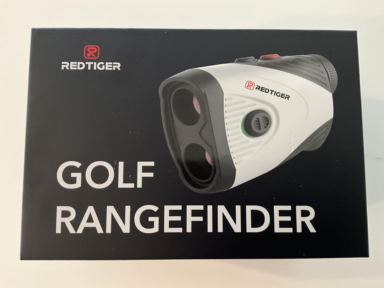 REDTIGER Golf Rangefinder with Slope On/Off, 7X Magnification 1200 Yards | Flag Pole Lock with Vibration, IP54 Water Resistant, Rechargeable, Magnetic Suction, GolfVue Series 1, White customer photo 1
