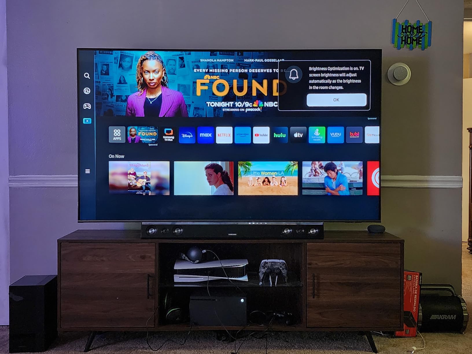 SAMSUNG 85-Inch Class QLED 4K Q70C Series Quantum HDR, Dual LED, Object Tracking Sound Lite, Q-Symphony, Motion Xcelerator Turbo+, Gaming Hub, Smart TV with Alexa Built-in (QN85Q70C, 2023 Model),Black customer photo 2