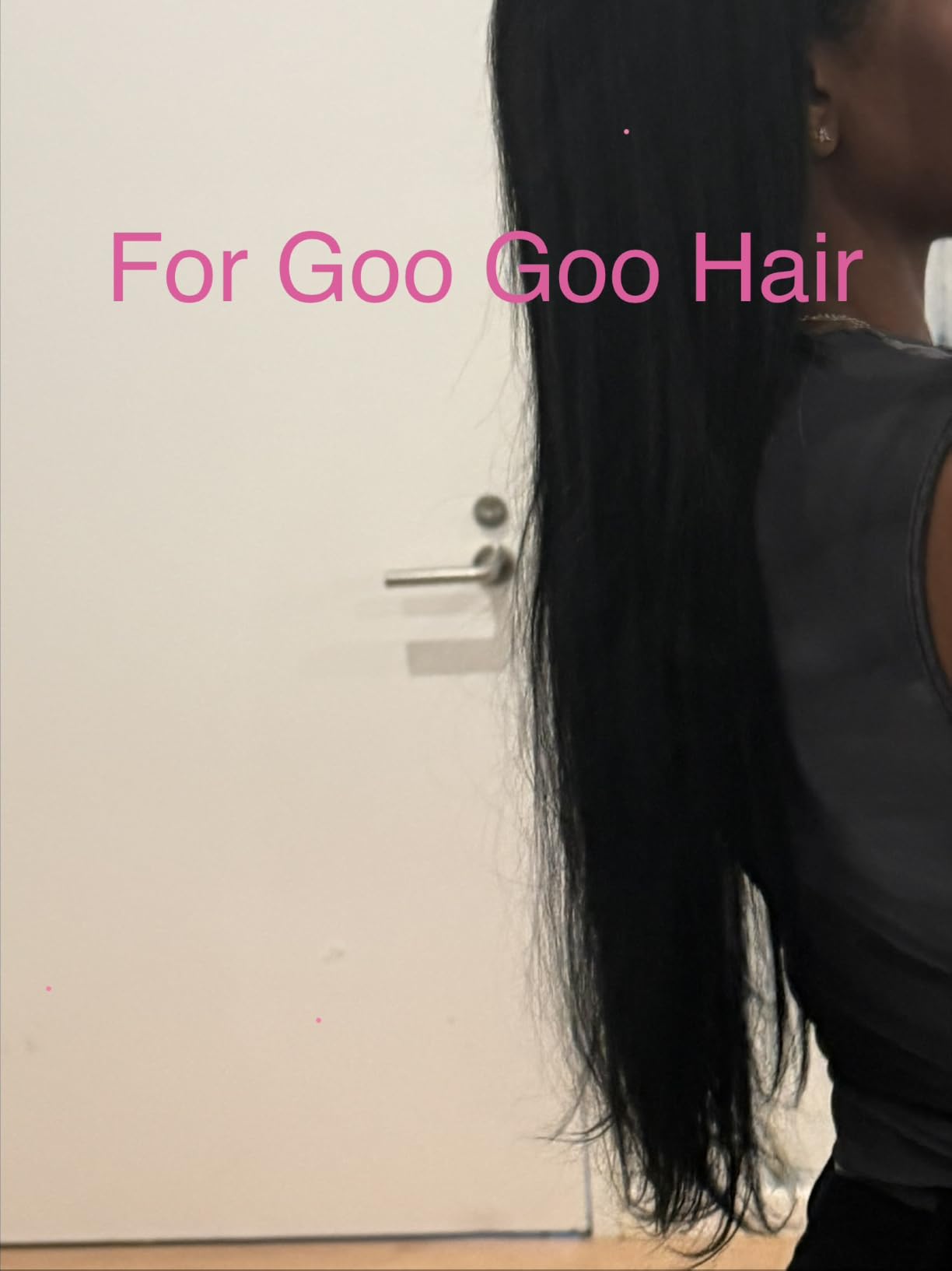 GOO GOO Clip in Hair Extensions Real Human Hair, Remy Human Hair Extensions Clip ins for Women, Natural Human Hair, 18inch 150g 9Pcs, 2 Dark Brown customer photo 2