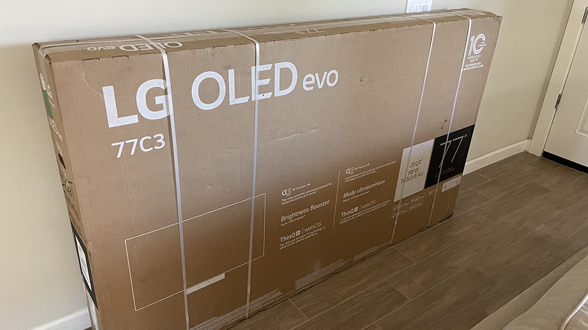 LG C3 Series 77-Inch Class OLED evo Smart TV OLED77C3PUA, 2023 - AI-Powered 4K, Alexa Built-in customer photo 1