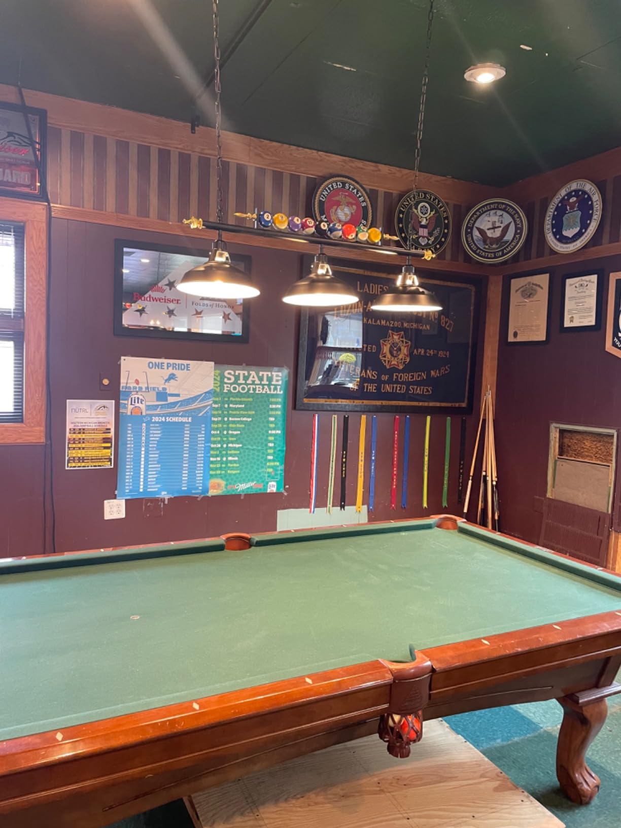 3-Light Billiard Pool Table Lights Hanging Over Pool Table | Black Matte Metal Shades with Billiard Ball Decor, for Billiards Room, Snooker Table, Kitchen Island customer photo 2
