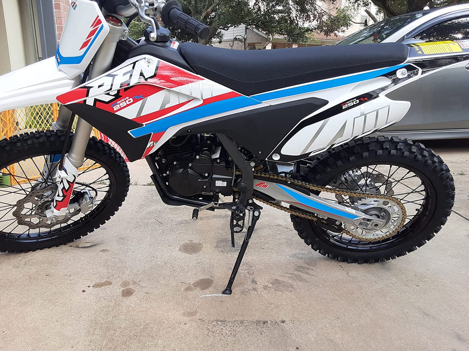 HHH Apollo RFN Thunder Proactive 250 Dirtbike 5 Speed 250cc Bike Racing Dirt Bike (Blue) customer photo 2
