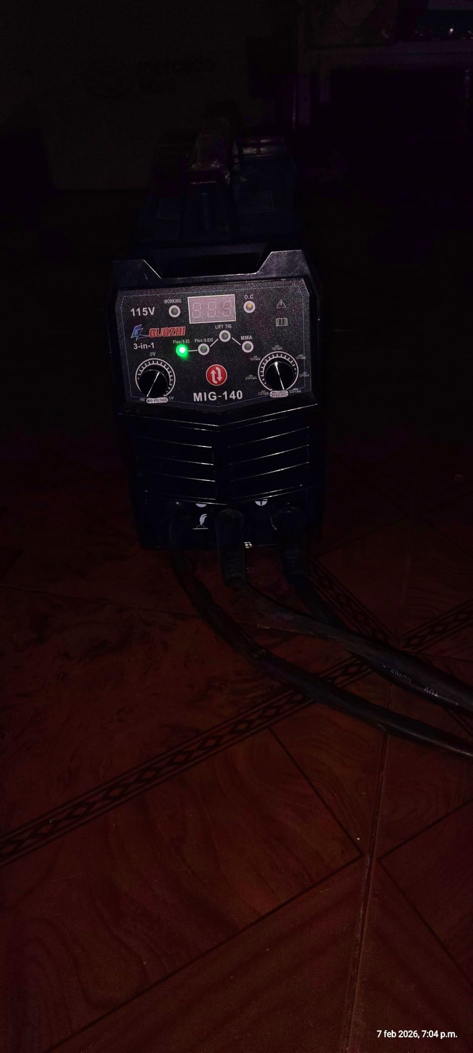 GZ GUOZHI 140A MIG Welder,3-in-1 MIG Welder with FLUX MIG/ARC/Lift TIG Multi-Process,110V Welding Machine,110V Flux Core Welder with Welding Gun(black) customer photo 1