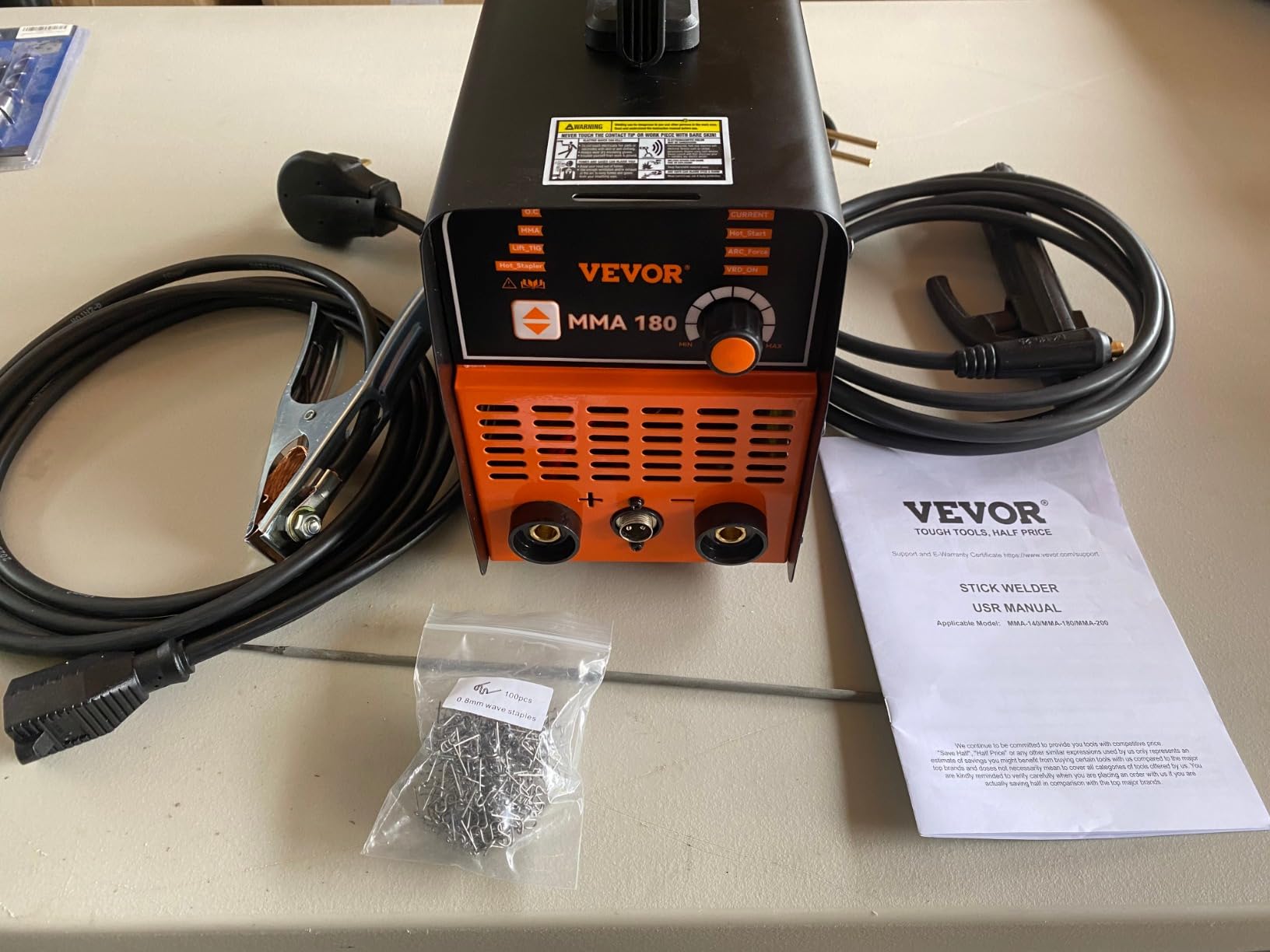 VEVOR Stick Welder, 160Amp 2 in 1 ARC/Lift Tig Welder Machine 110/220V with Hot Start Arc Force Anti-Stick customer photo 2