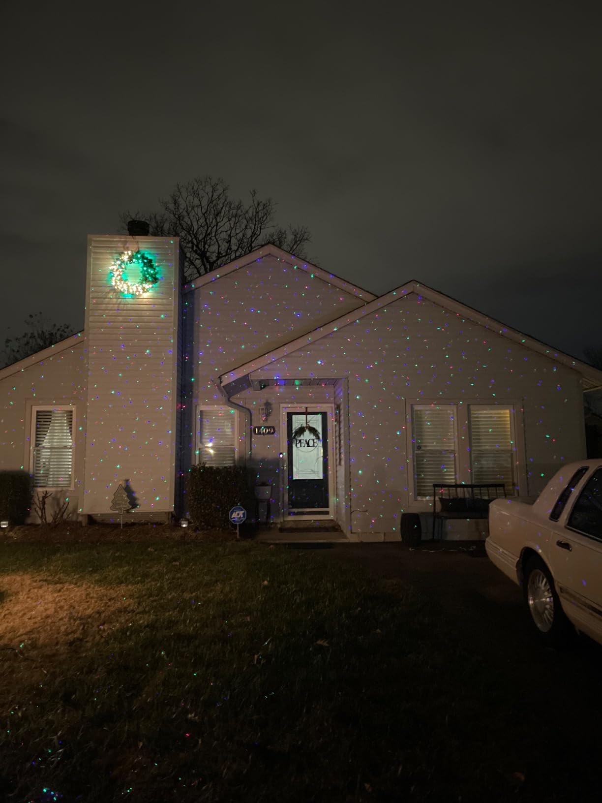 Laser Christmas Projector Lights Outdoor, Firefly Light Show for Trees | 3 Colors,RF Remote,Waterproof,Indoor Holiday Halloween Decoration,Christmas Gift,Wedding,Home Decor,Party,Garden customer photo 2