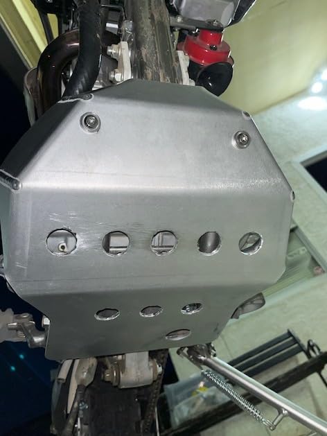 Tusk Aluminum Skid Plate Silver Compatible with Kawasaki KLX300 2021-2026/KLX250S 2006-2020 customer photo 2