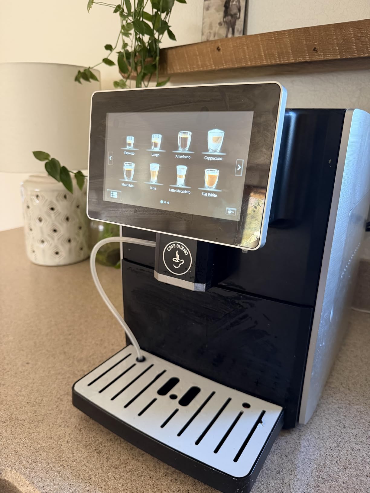 Cafe Bueno Super Automatic Espresso Machine For Home - Coffee Machine With Grinder & Milk Frother For Latte, Cappuccino, Macchiato - Auto Wake & Sleep – All Milk Types customer photo 1