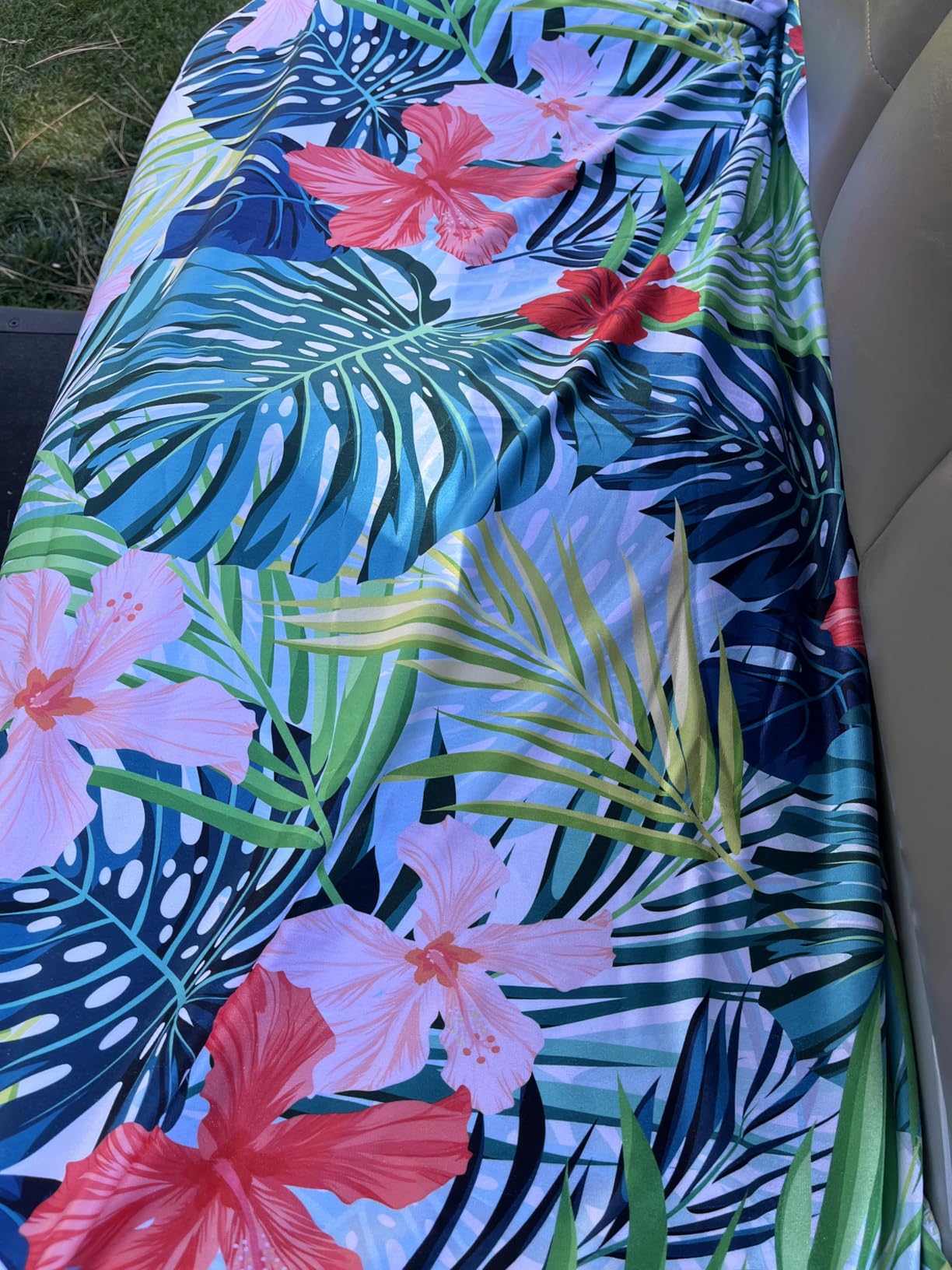 ENYORSE Golf Cart Seat Covers - Ethnic Style Golf Cart Towel Blanket for 2/4 Seater, Soft & Breathable Microfiber, Keeps Seats Cool & Comfortable, 51”x31”, Fits EZGO/Yamaha/Club Car customer photo 1