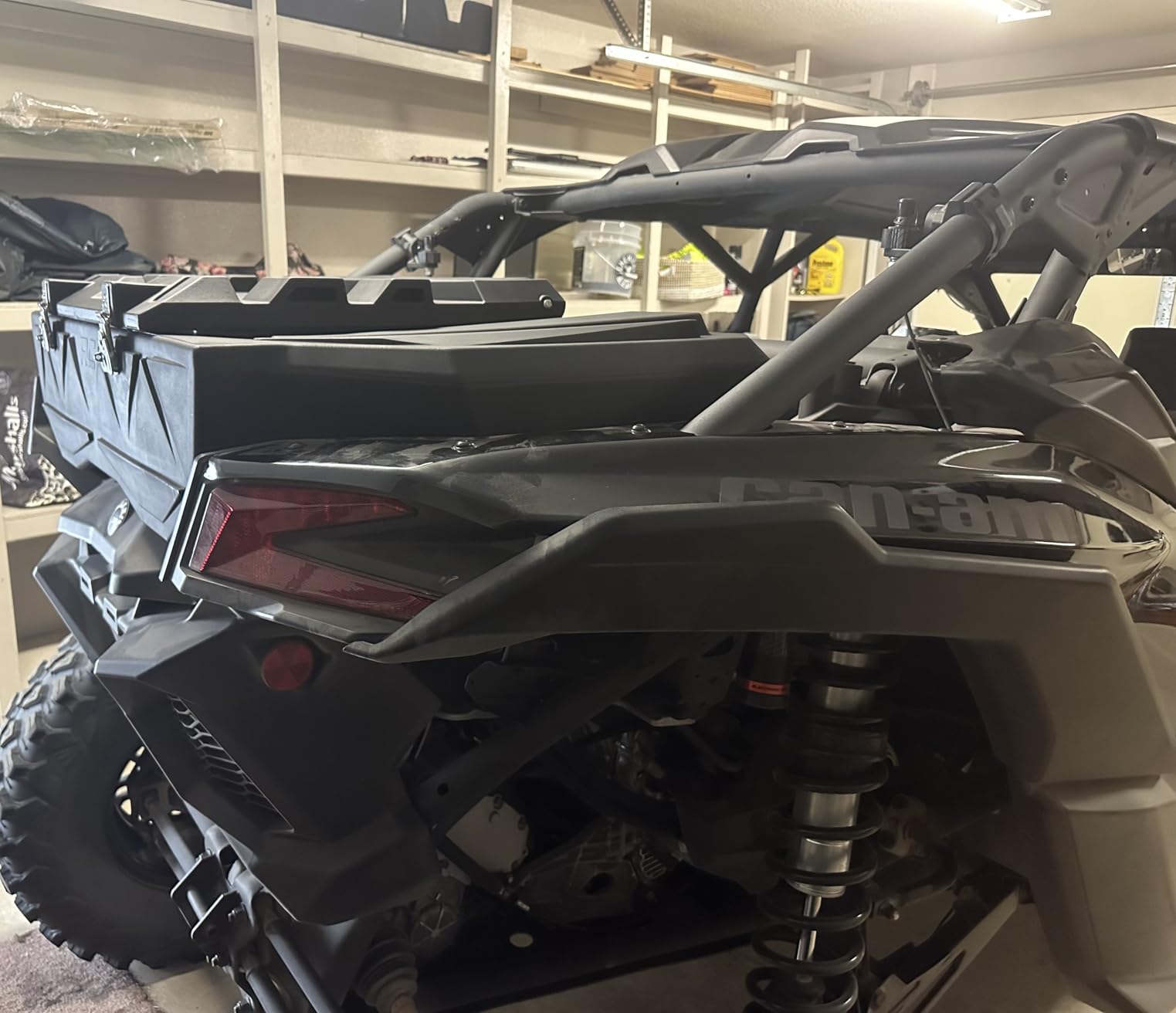 Rough Country Rear Bed Cargo Box for Can-Am Maverick X3 (2 & 4-Seat Models) - 45-Gallon Storage Capacity, Watertight Seal, High-Impact UV-Resistant, Lockable Latches customer photo 1