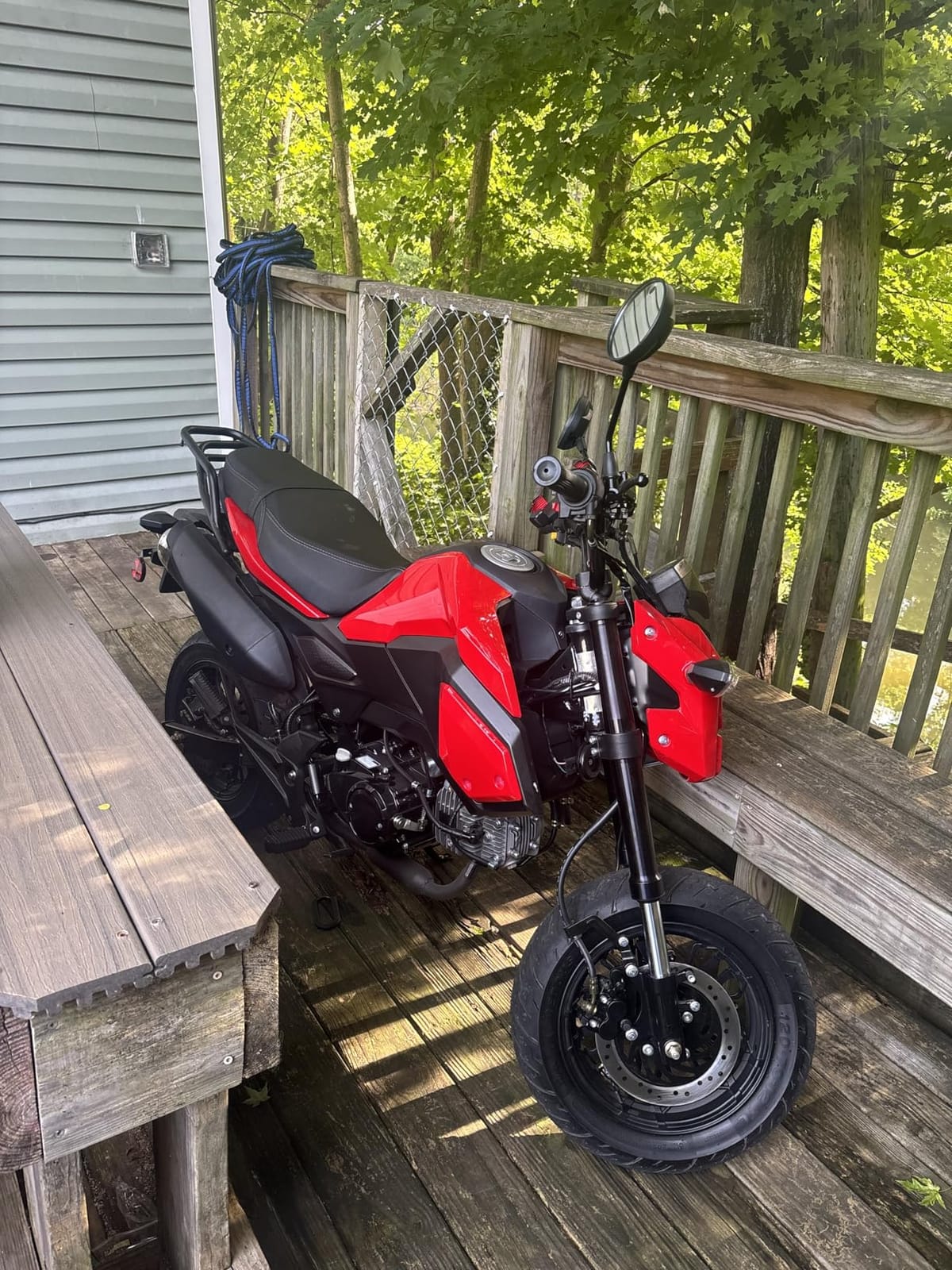 HHH Adults 125cc Motorcycle Bike Hellcat Vader Gas, 4 Speed, Street Bike, Sports Dirtbike, Street Scooter customer photo 1