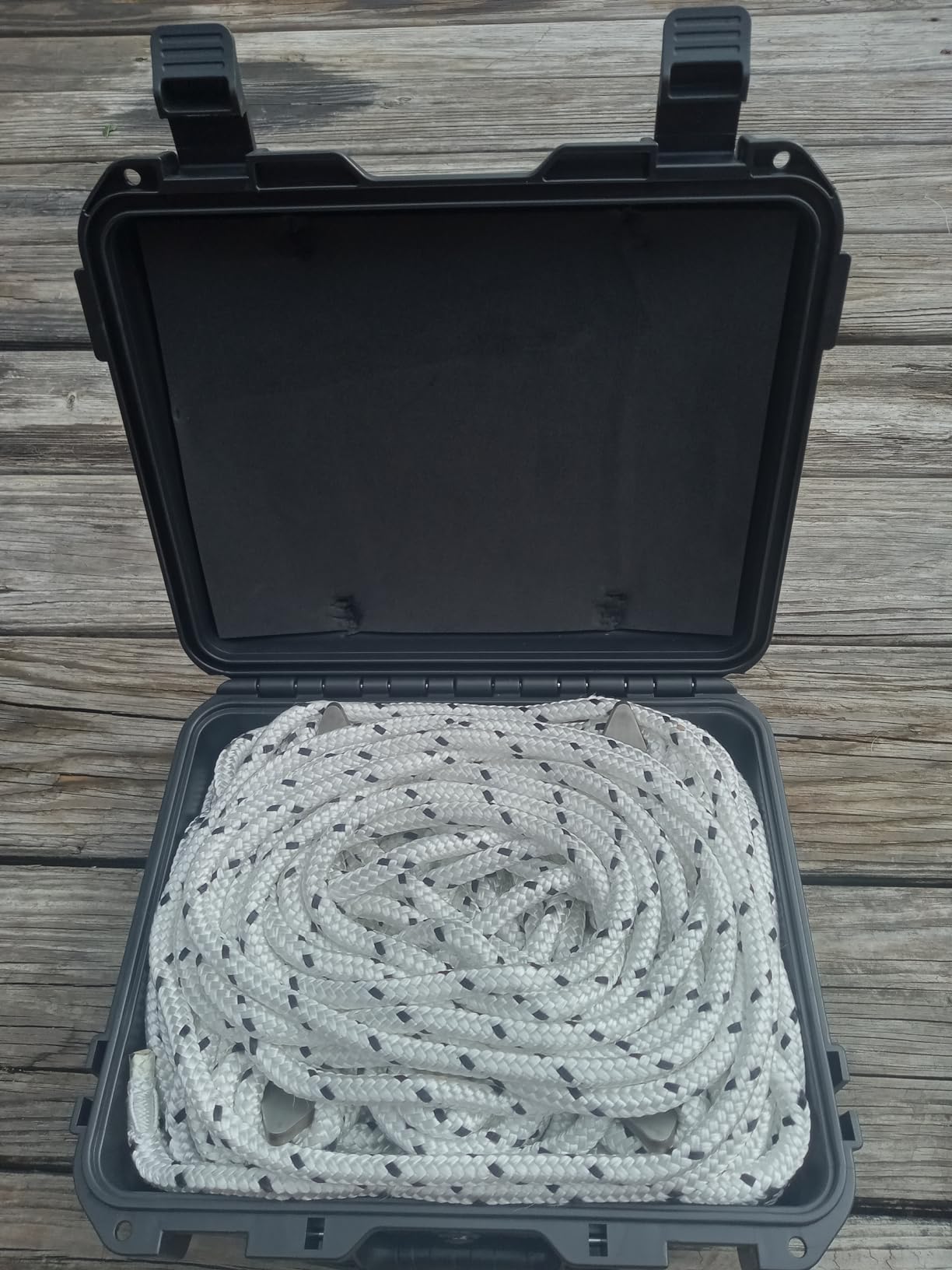 WAVESRX TriAnchor - Stainless Steel Folding PWC & Boat Anchor Kit | Sets Instantly for Effortless Boat & Jet Ski Anchoring | Compact Patent-Pending Design Grips Better Than Plow, Fluke or Box Anchor customer photo 2