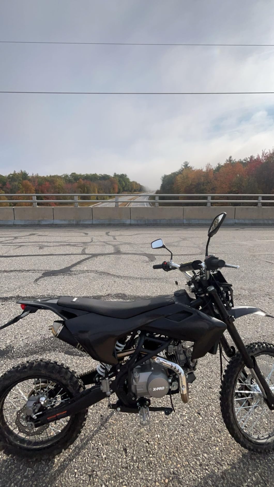 X-PRO 150 Dirt Bike Storm DLX 150 4-Speed Manual Transmission with All Lights, Electric/Kick Start, Big 19
