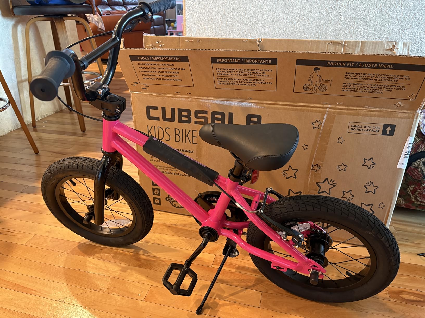 cubsala 12 14 16 18 Inch Kids Bike BMX Style Bicycle with Training Wheels customer photo 1