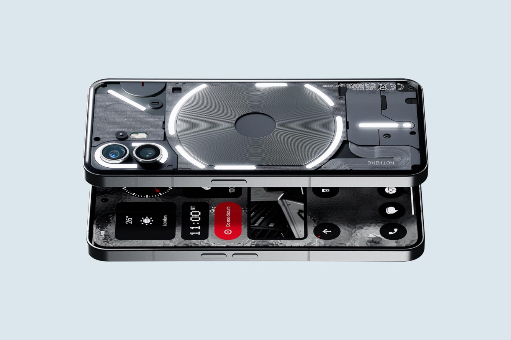 Nothing Phone (2) - 512 GB + 12 GB Ram, Glyph Interface, Nothing OS 2.0, 50 MP Dual Camera,OIS, 6.7” LTPO OLED Display, 4700mAh Battery, Water Resistant IP54, LTE, GSM only, Android Phone, Dark Grey customer photo 1