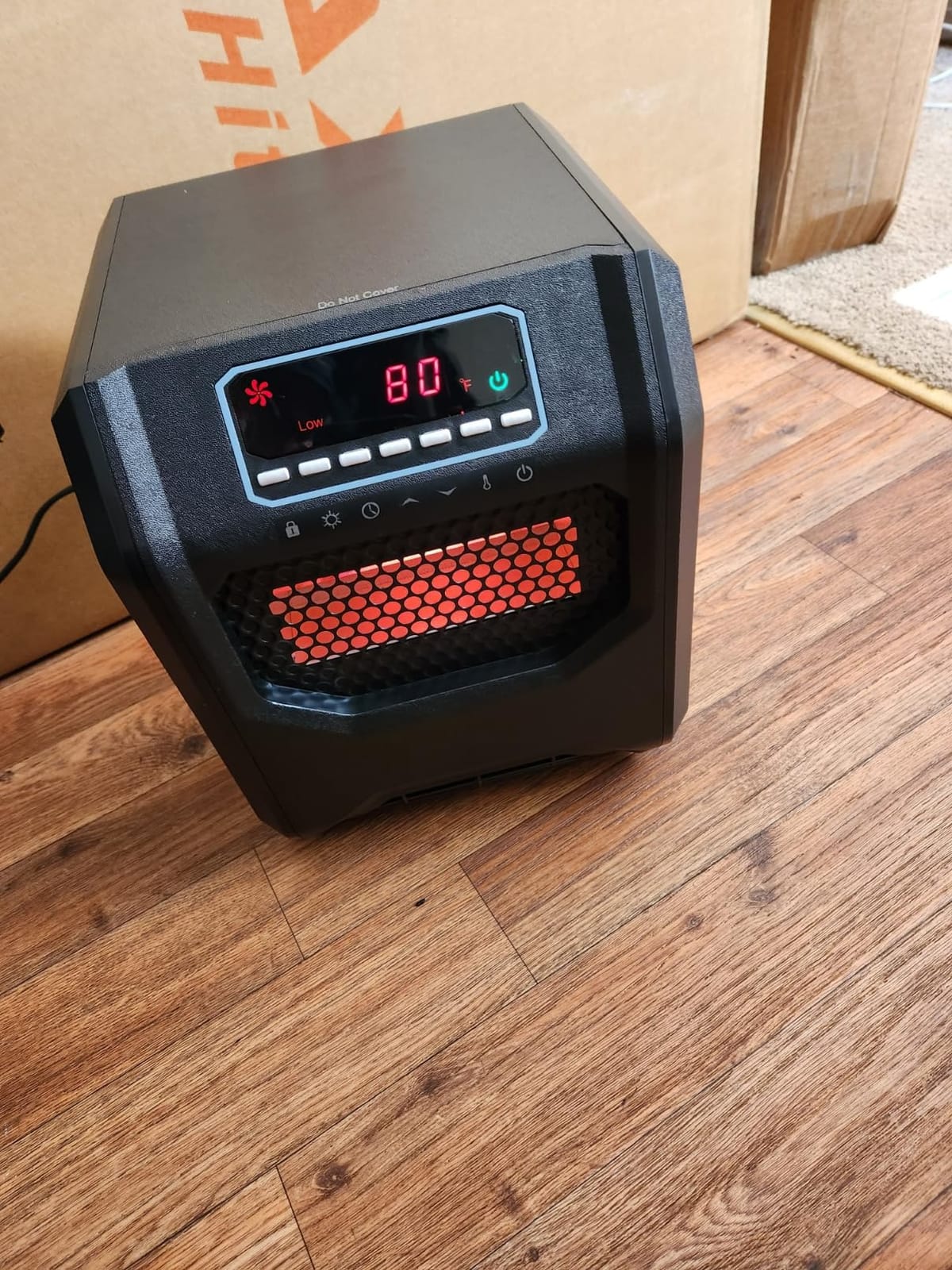 Infrared Space Heater 3 Mode 1500W Electric heater for Indoor Use customer photo 1