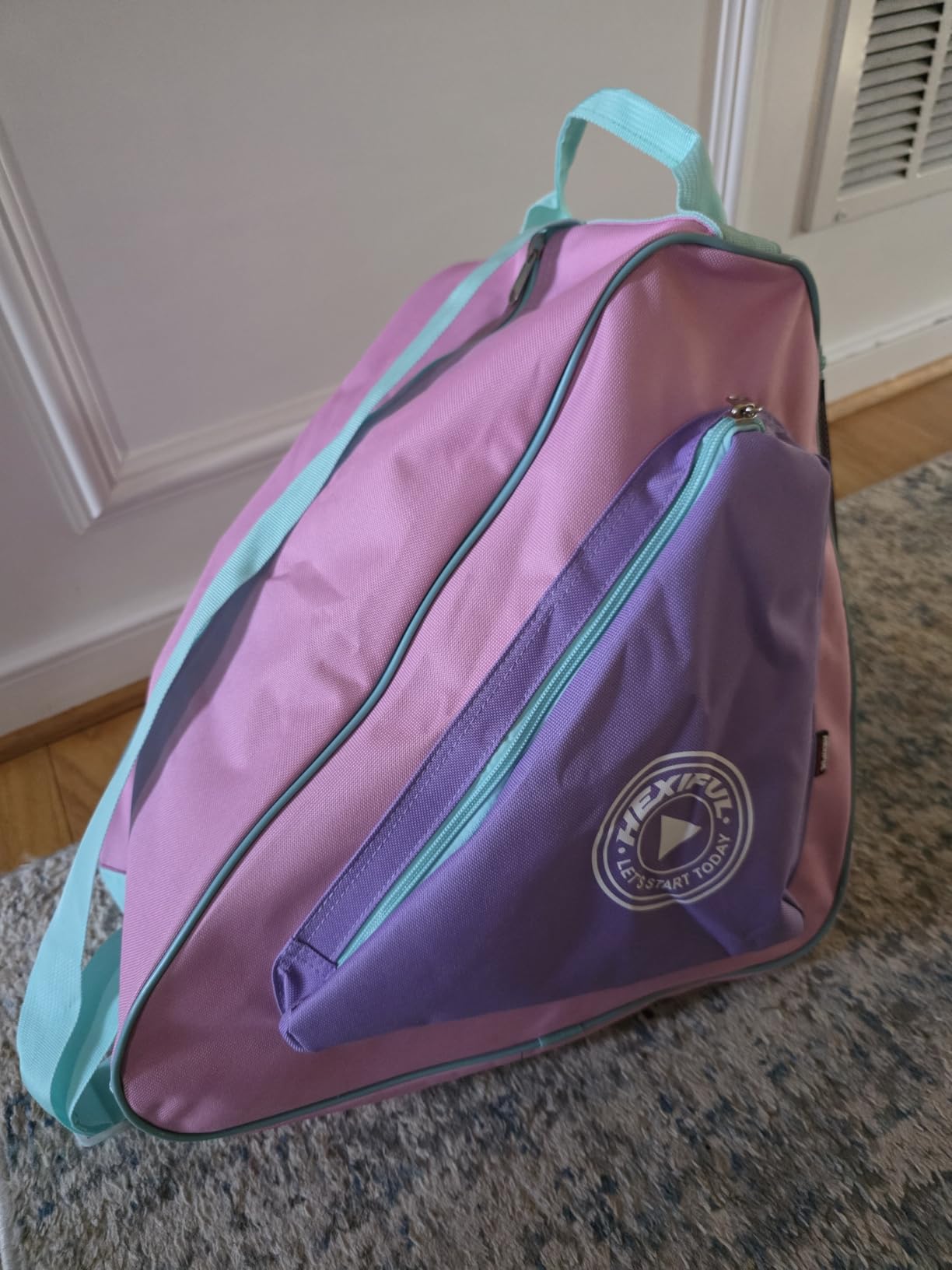 HEXIFUL Skate Bag for Ice, Inline, Roller & Quad Skates - Kids & Adults customer photo 1