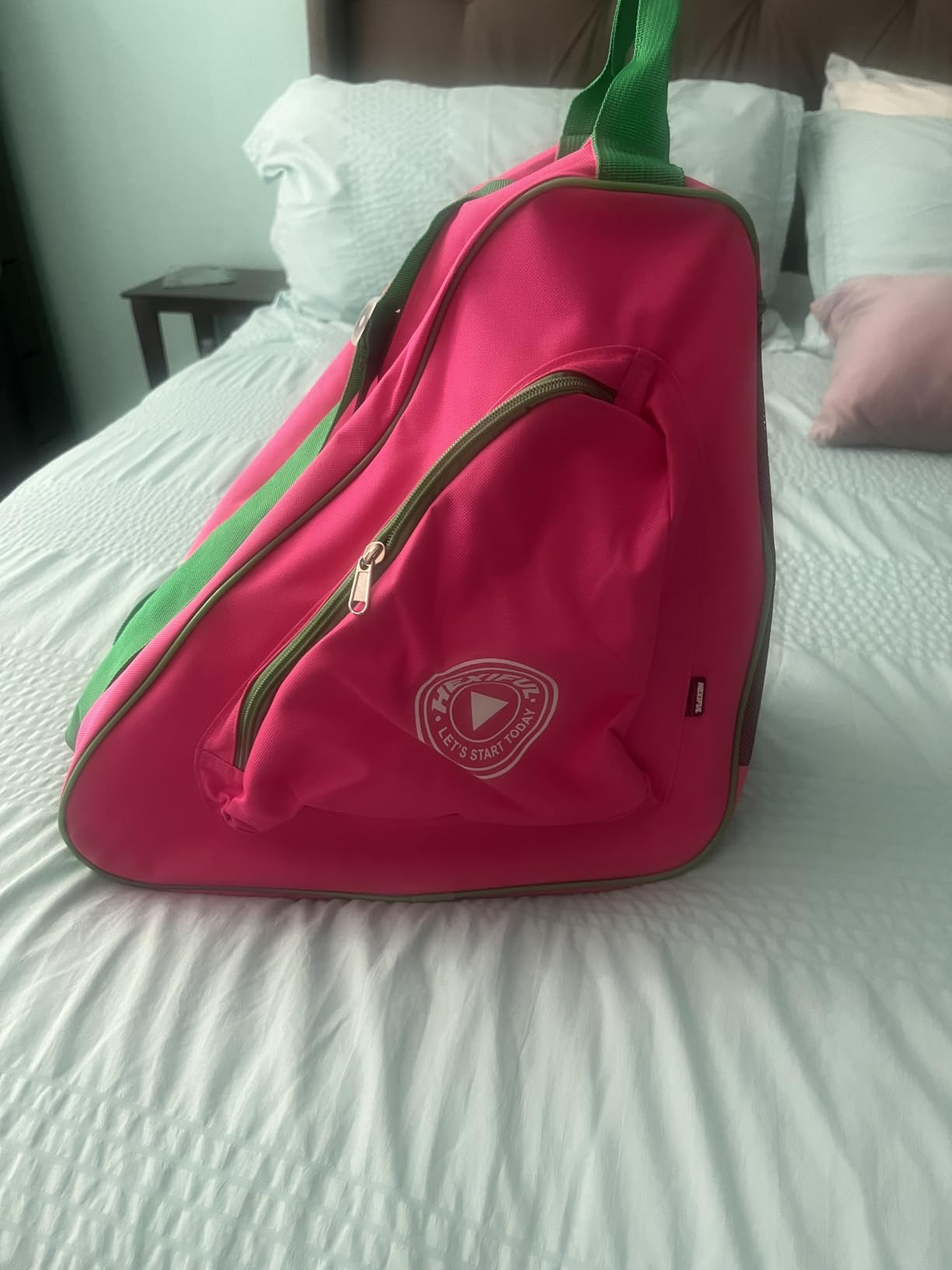 HEXIFUL Skate Bag for Ice, Inline, Roller & Quad Skates - Kids & Adults customer photo 2