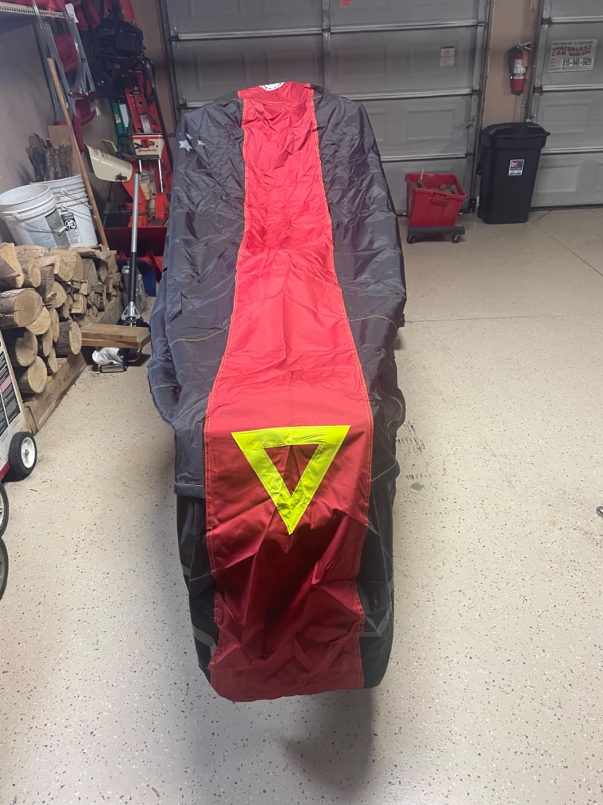LIBZAKI Snowmobile Cover Waterproof Sled Ski Cover 600D Heavy Duty Oxford Fabric Freeze-Resistant Down to -40°F Compatible with Polaris, Ski-Doo, Arctic Cat, Yamaha, Lynx, Camso, CFMOTO 106