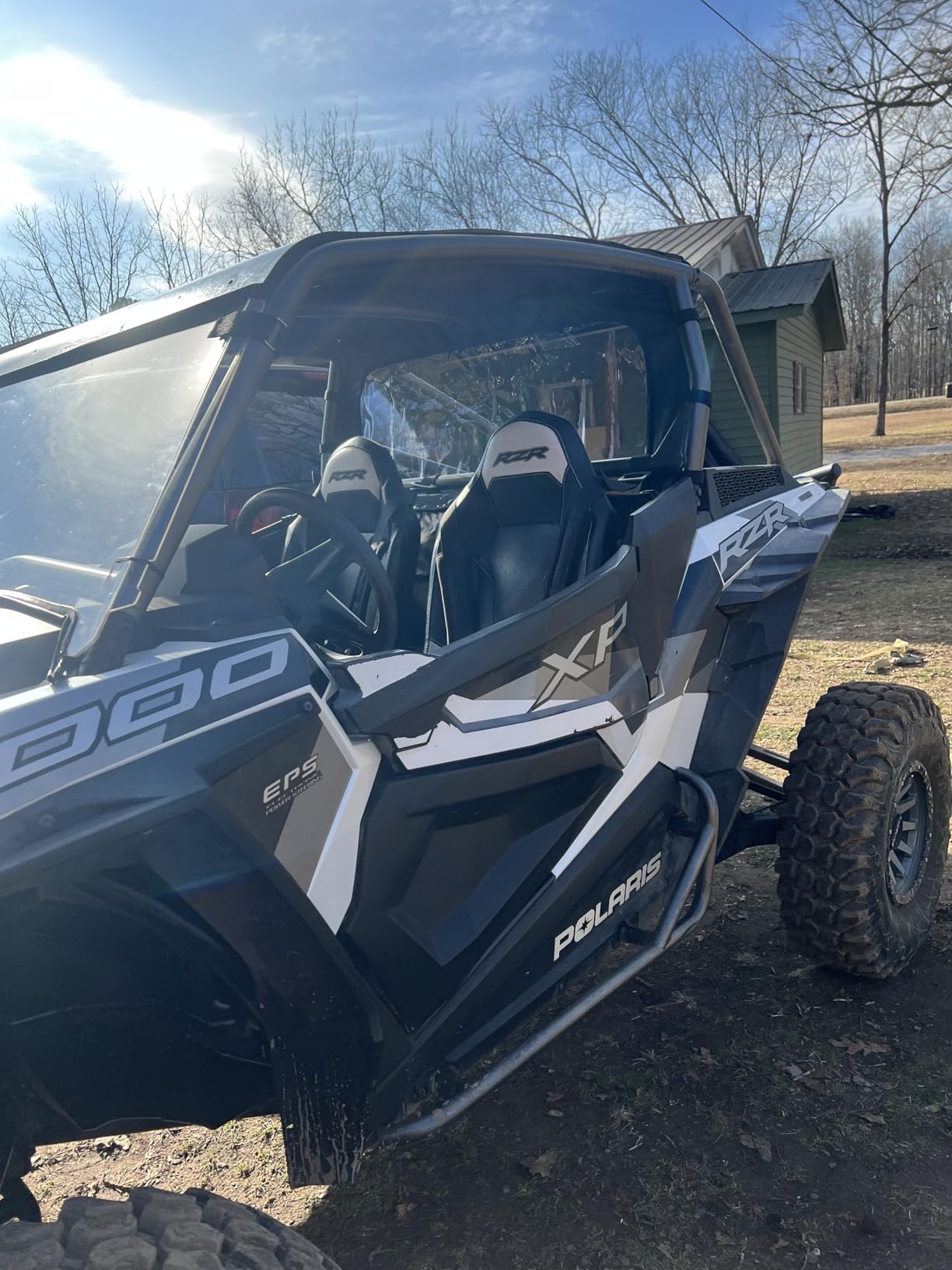 StarknightMT 2014-2023 RZR XP UTV Rear Soft Window Dust Water Resistant customer photo 2