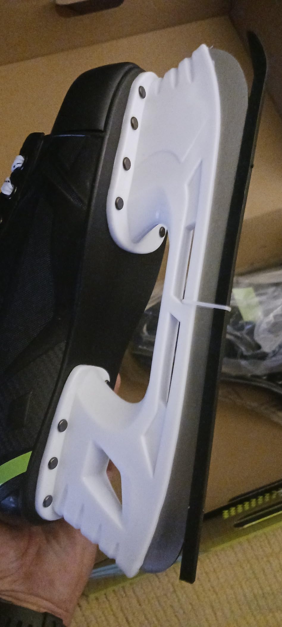 TronX Stryker 3.0 Junior Kids Ice Hockey Skates, New Model customer photo 1