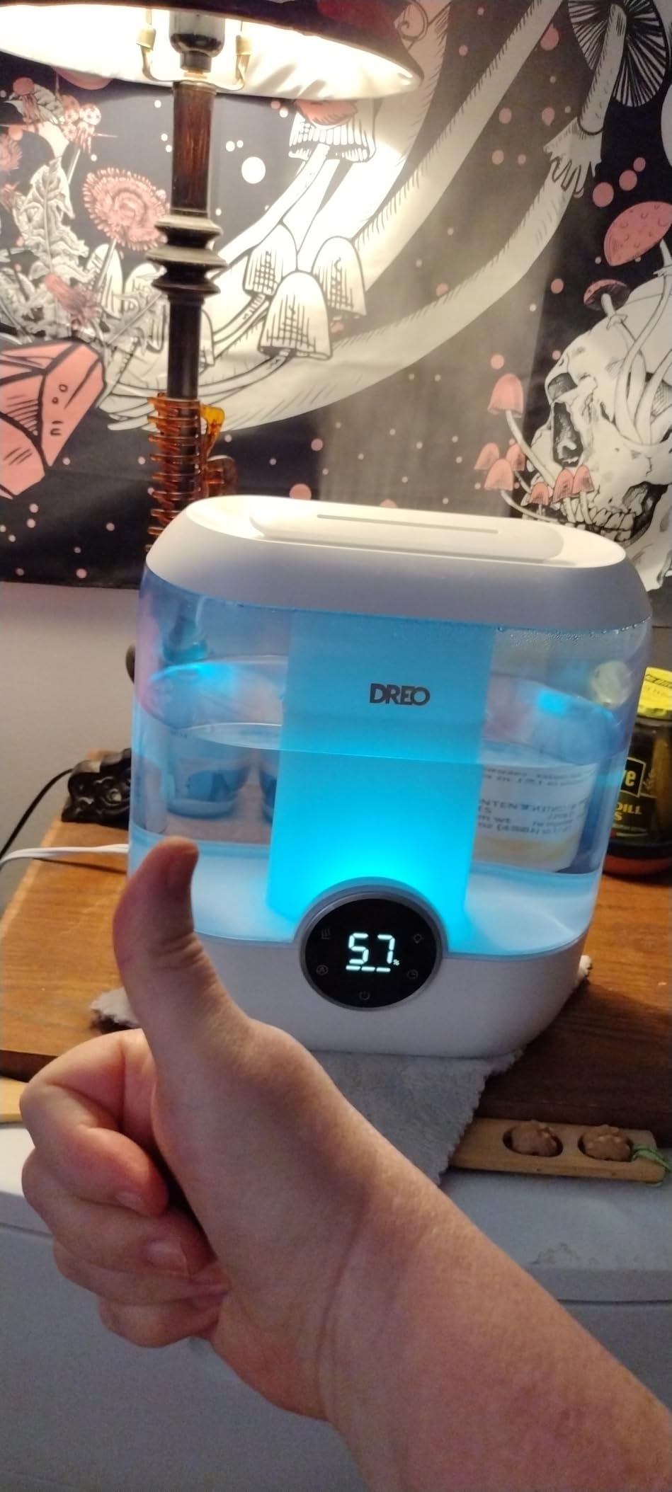 DREO 4L Humidifiers for Bedroom, 36H Runtime, 28 dB Quiet, HM311 customer photo 2
