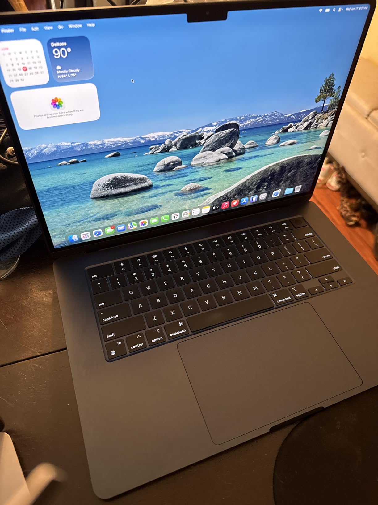 2023 Apple MacBook Air with Apple M2 Chip with 8-Core CPU/10-Core GPU (15-inch, 8GB RAM, 512GB SSD Storage) (QWERTY English) Midnight (Renewed) customer photo 2
