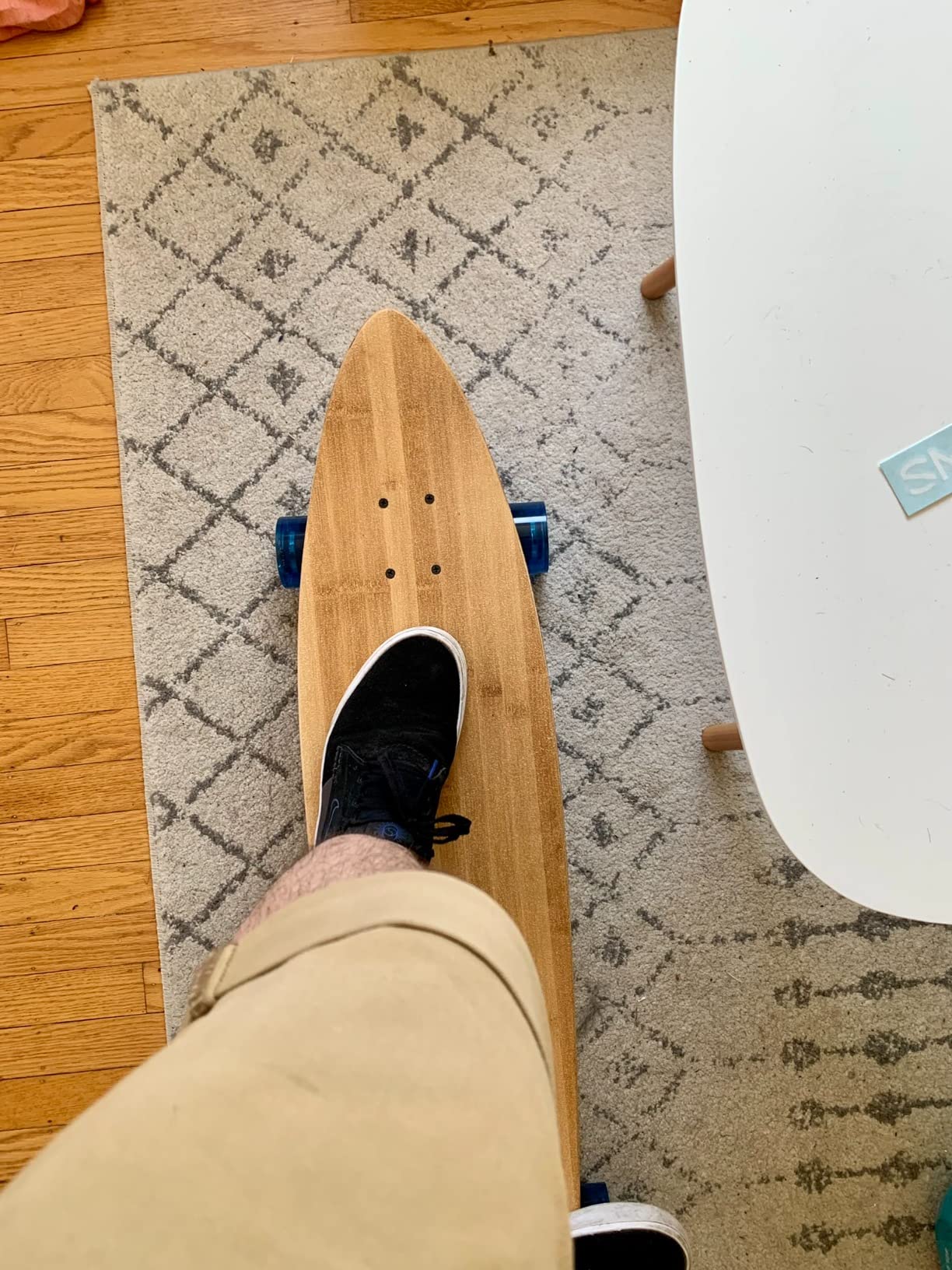 Magneto 44 inch Kicktail Cruiser Longboard Skateboard | Bamboo and Hard Maple Deck | Made for Adults, Teens, and Kids customer photo 1