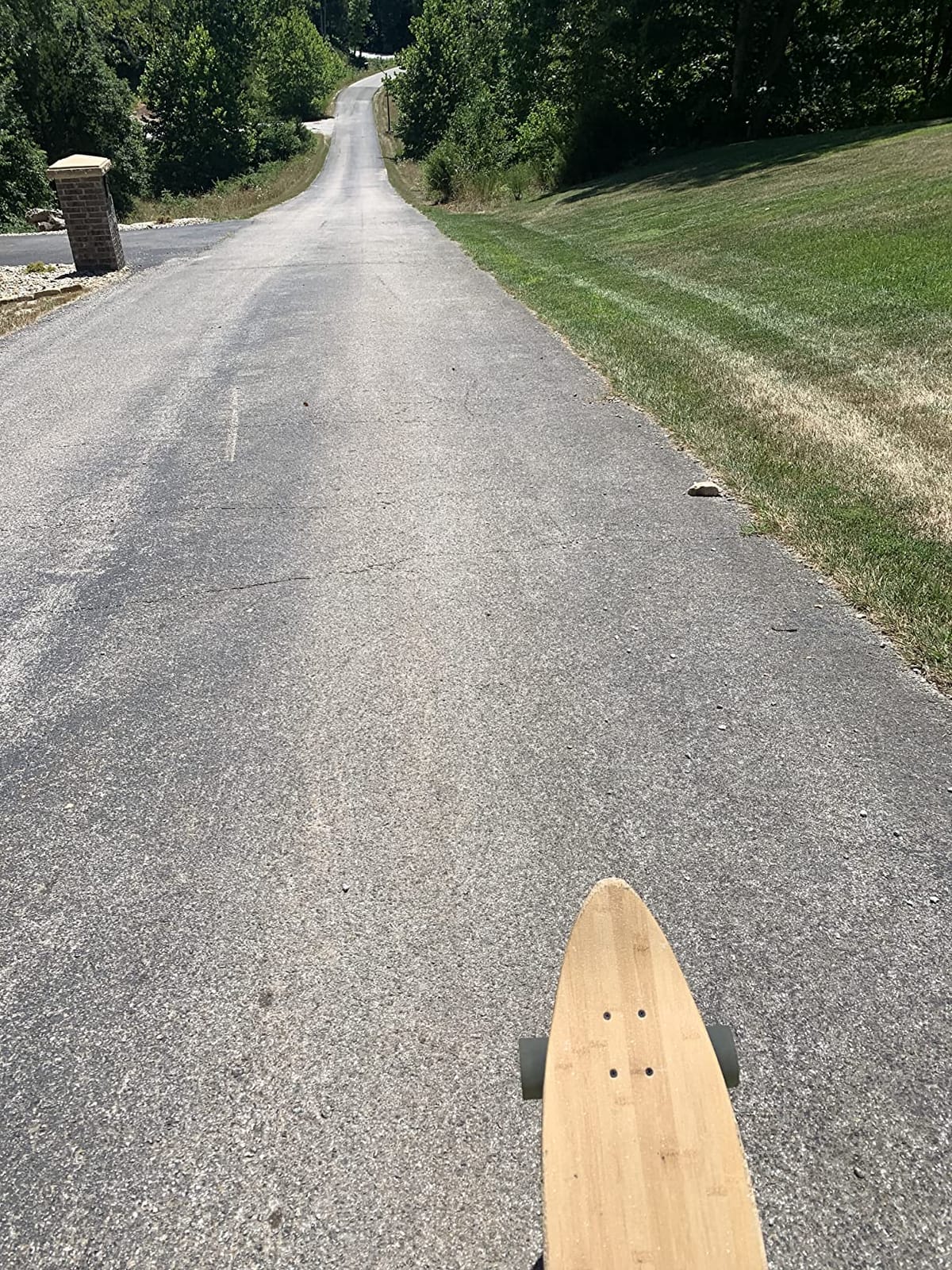 Magneto 44 inch Kicktail Cruiser Longboard Skateboard | Bamboo and Hard Maple Deck | Made for Adults, Teens, and Kids customer photo 2