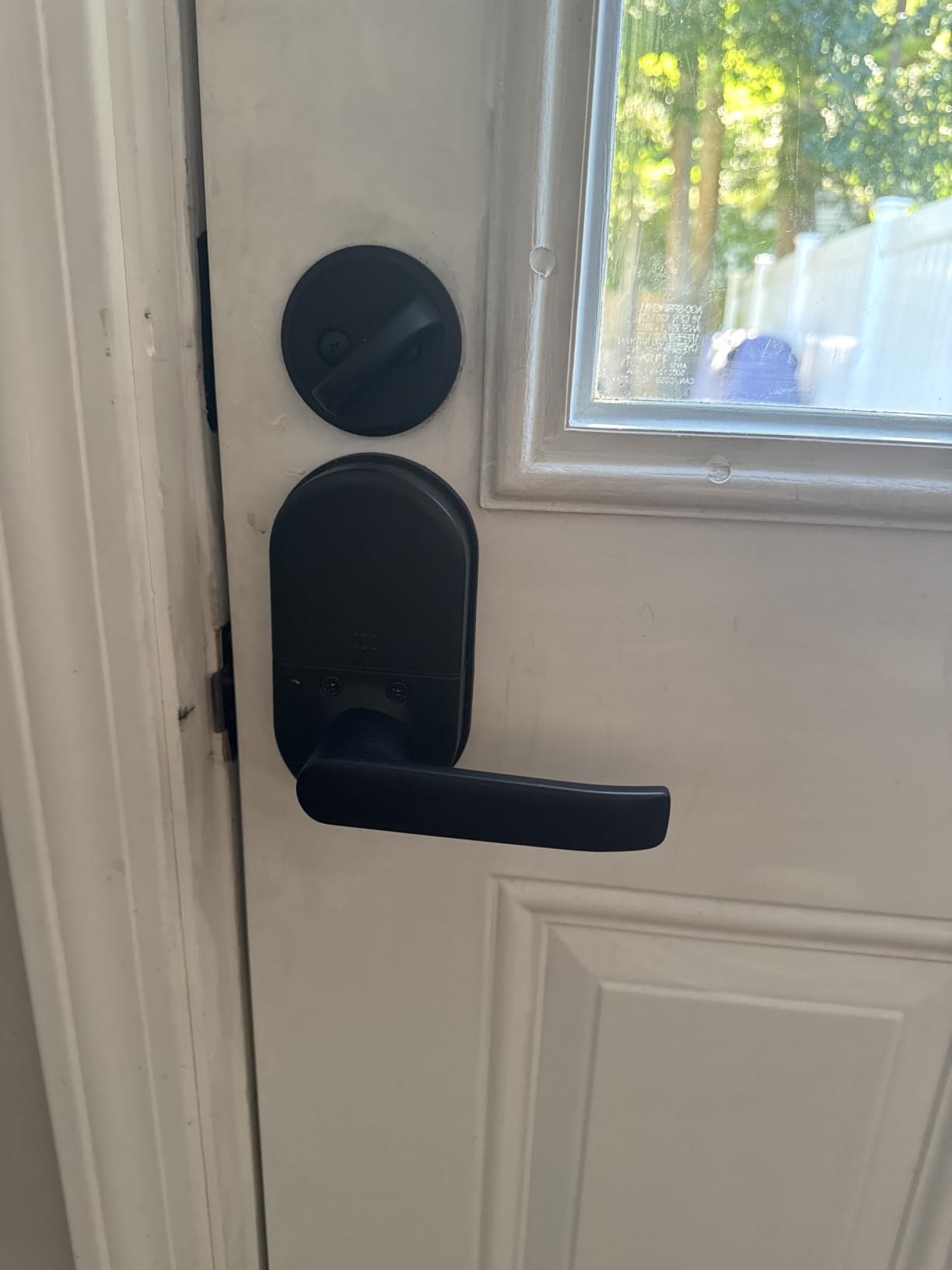 Keypad Door Lock with Handle, Smart Keyless Entry with Code for Front Door customer photo 2