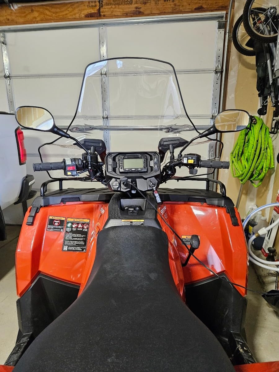 Polaris Lock & Ride Tall Windshield, Polycarbonate, Part 2890616 customer photo 1