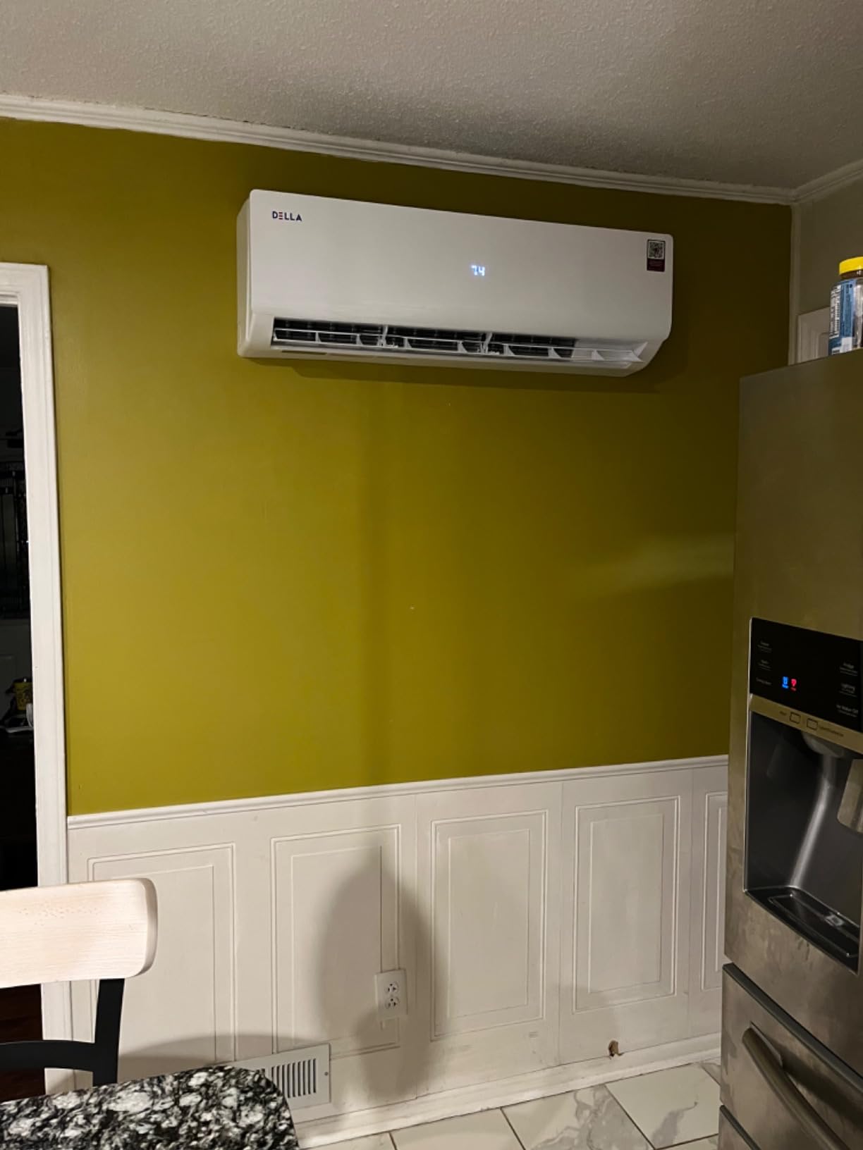DELLA 35K BTU 4 Zone Mini Split AC (3x9K+12K), 19 SEER2, 16ft Kits customer photo 2