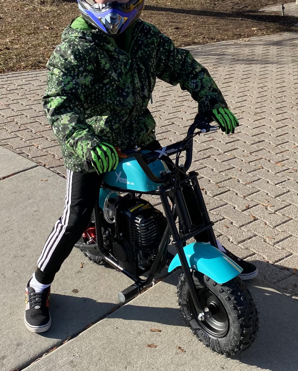XtremepowerUS Mini Dirt Bike Stroke Gas-Powered Pocket Off-Road Motorcycle Kids Ride-on Dirt Bike customer photo 2
