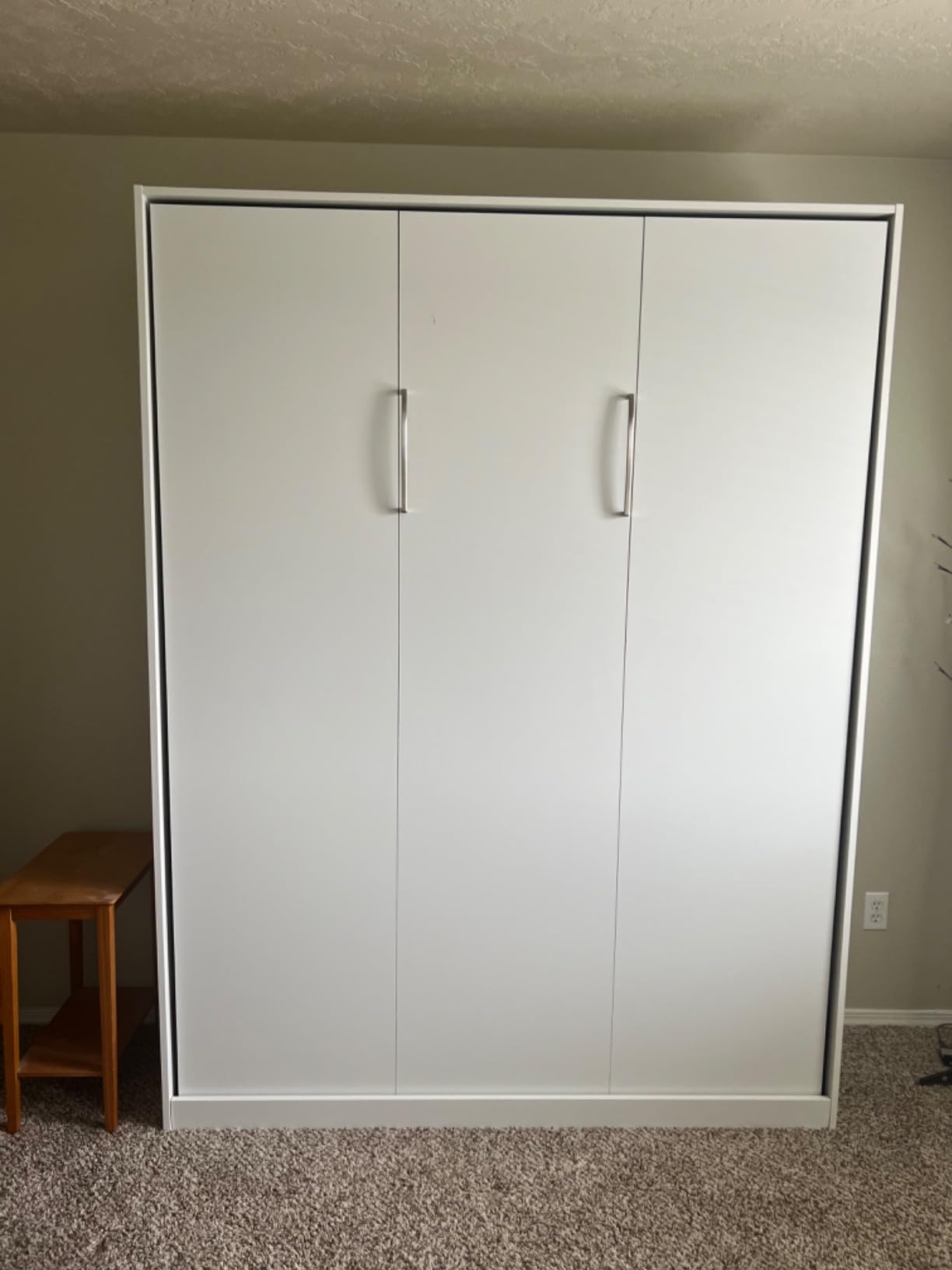 Bestar Queen Murphy Bed, White, Claremont, 65W customer photo 2