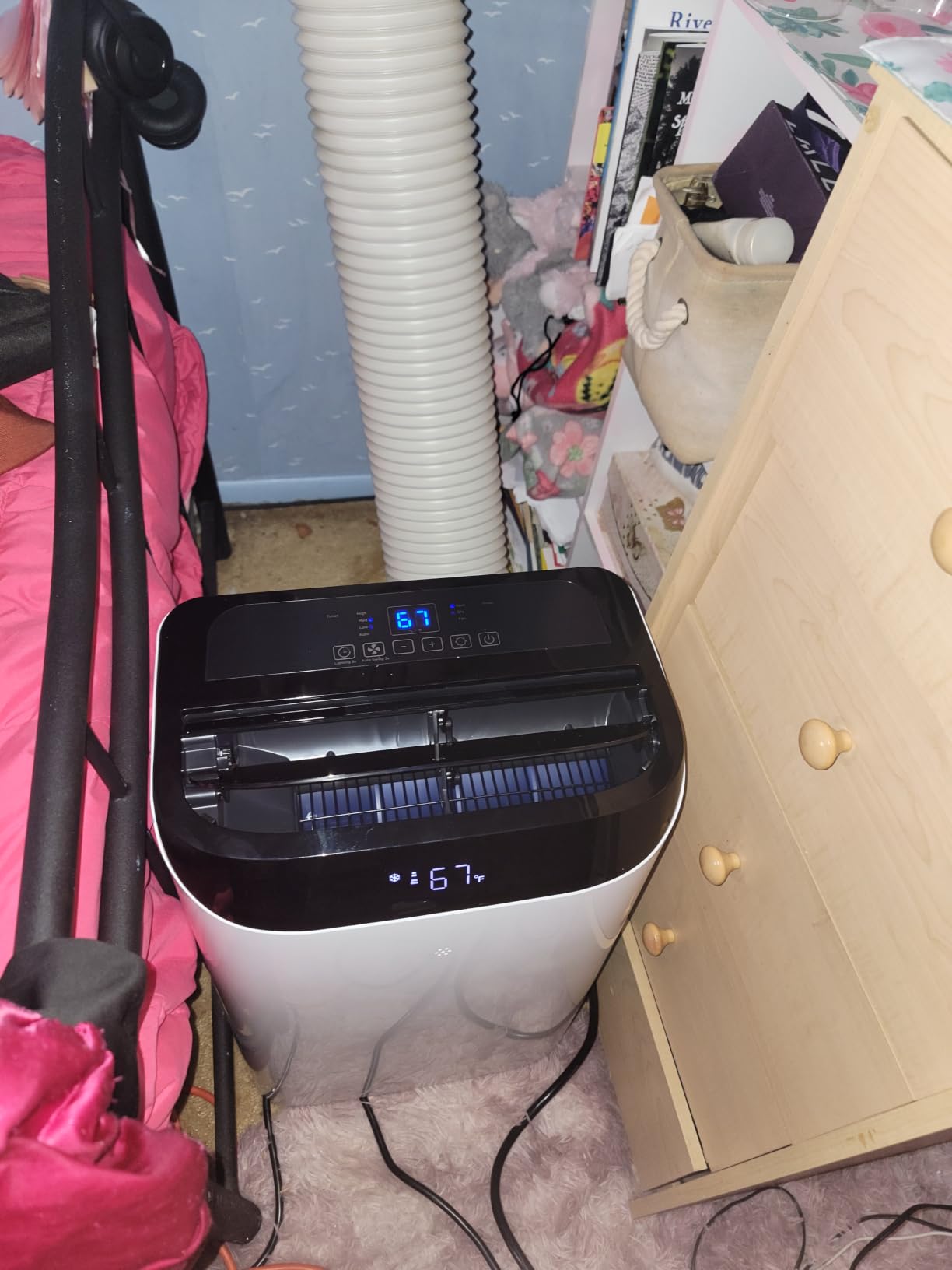 12000 BTU Portable Air Conditioners with Remote Control, 3-in-1 Free Standing Cooling AC Unit with Fan & Dehumidifier, Cools Room up to 500 sq.ft, Smart/Sleep Mode,3 Speed,24H Timer,Window Kit customer photo 1