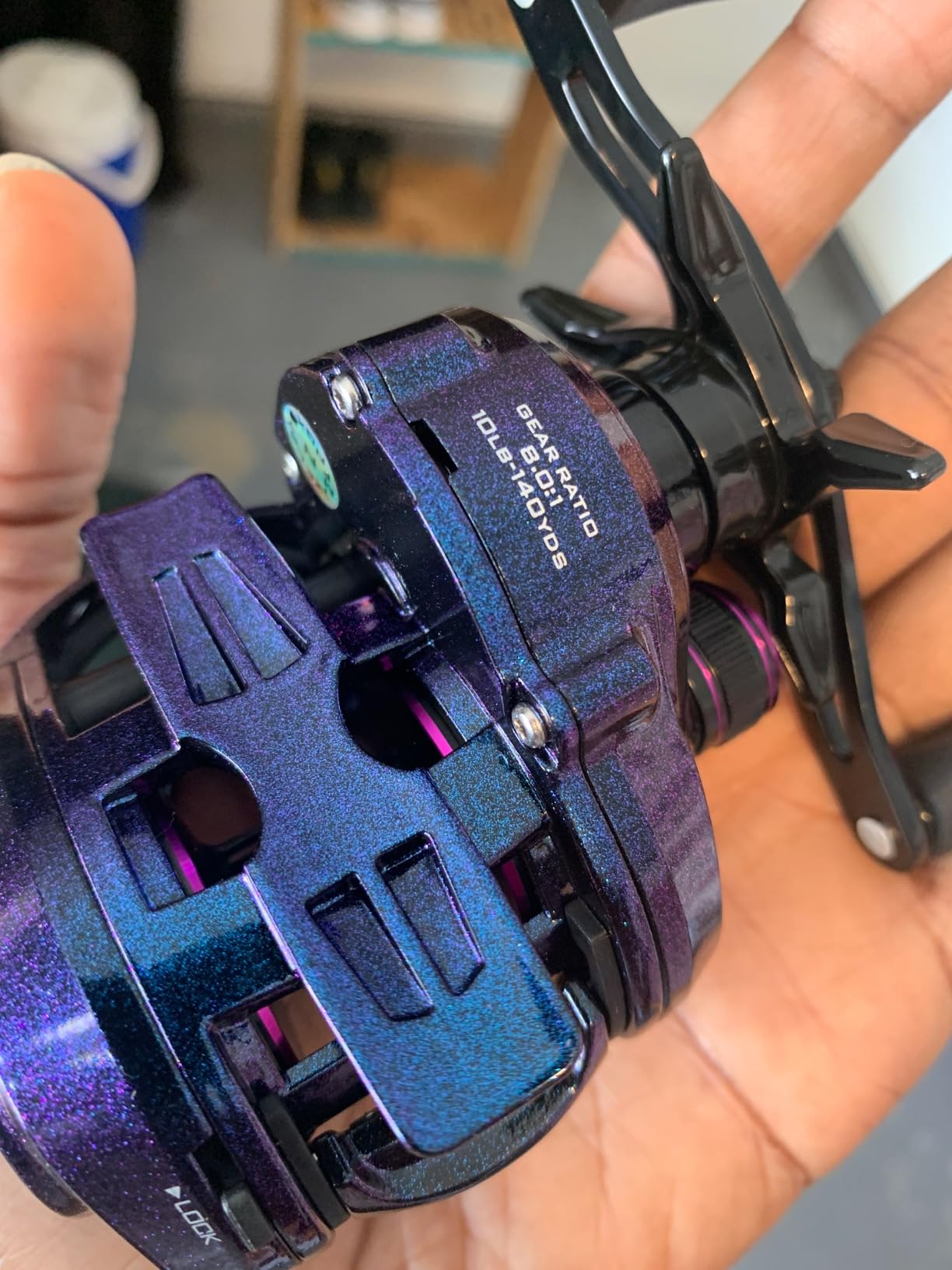 KastKing Royale Legend Pro Baitcasting Fishing Reels with 8.0:1 Gear Ratio | Max Drag: 16 lb, 11+1 BB, 5.5 oz, Carbon Fiber Frame, AutoMag Dual Braking System, Arch Resistance Control customer photo 1