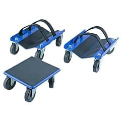 Snowmobile Dollies Full-Rubber-Pad-Protection Heavy Duty Dollies Carries up to 1500 lbs (682 kg) V-Slide with 2.5 Inch Swivel Casters 2 Pairs of Heavy Duty Straps KF2020 customer photo 1