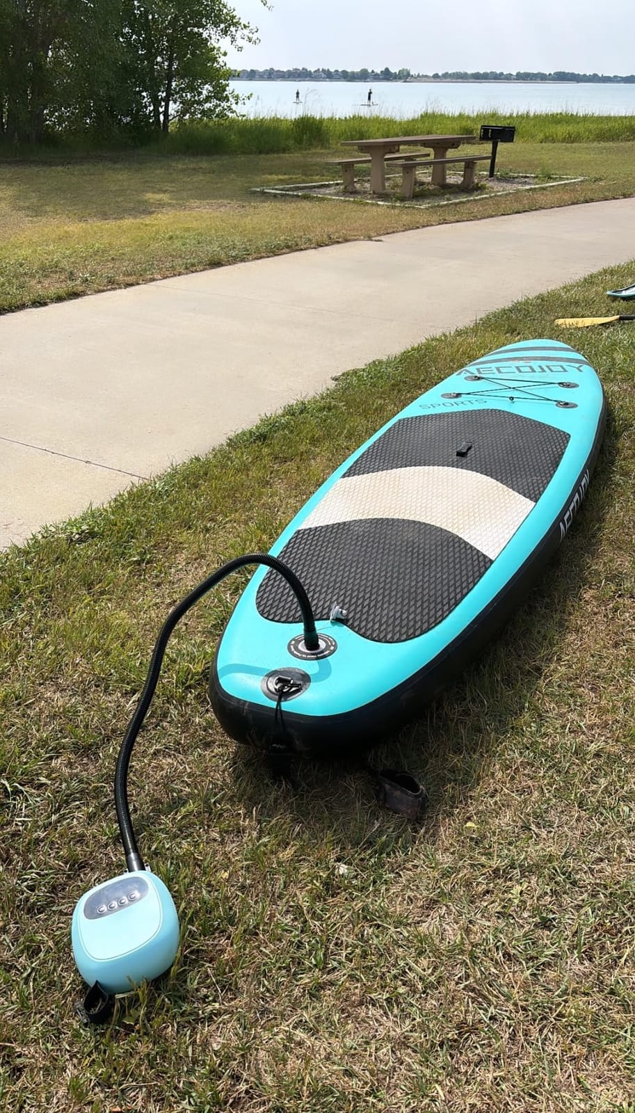 dwndpump Paddle Board Electric Pump, Rechargeable Battery-Powered Auto-Off customer photo 1