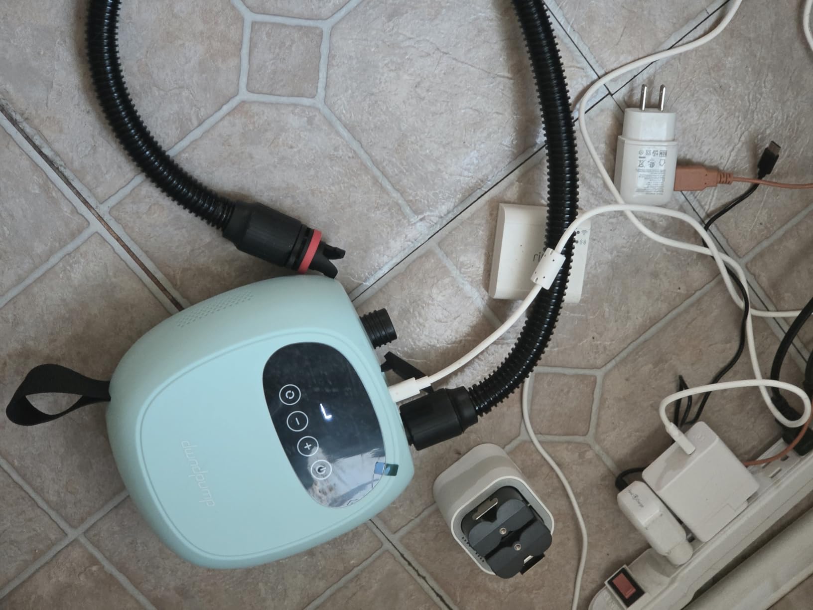 dwndpump Paddle Board Electric Pump, Rechargeable Battery-Powered Auto-Off customer photo 2