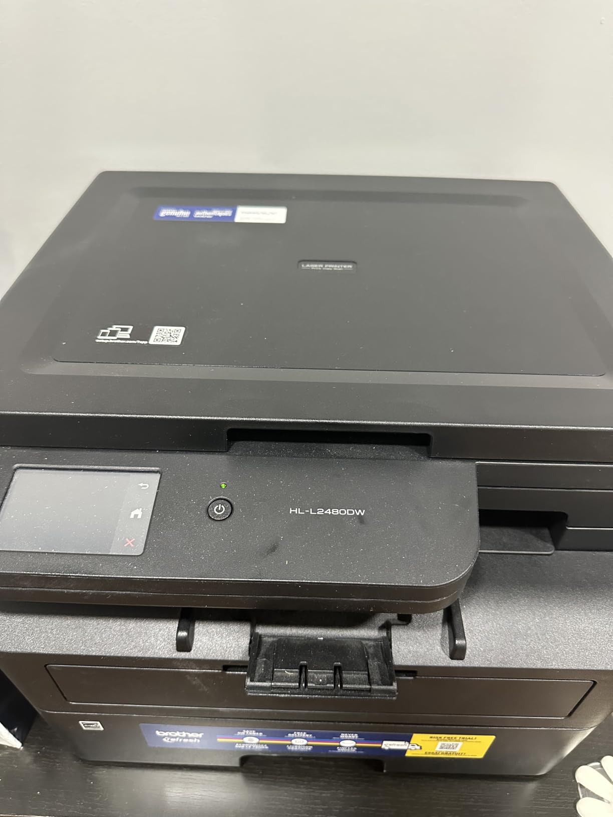 Brother HL-L2480DW Wireless Compact Monochrome Multi-Function Laser Printer with Copy and Scan, Duplex, Mobile customer photo 2
