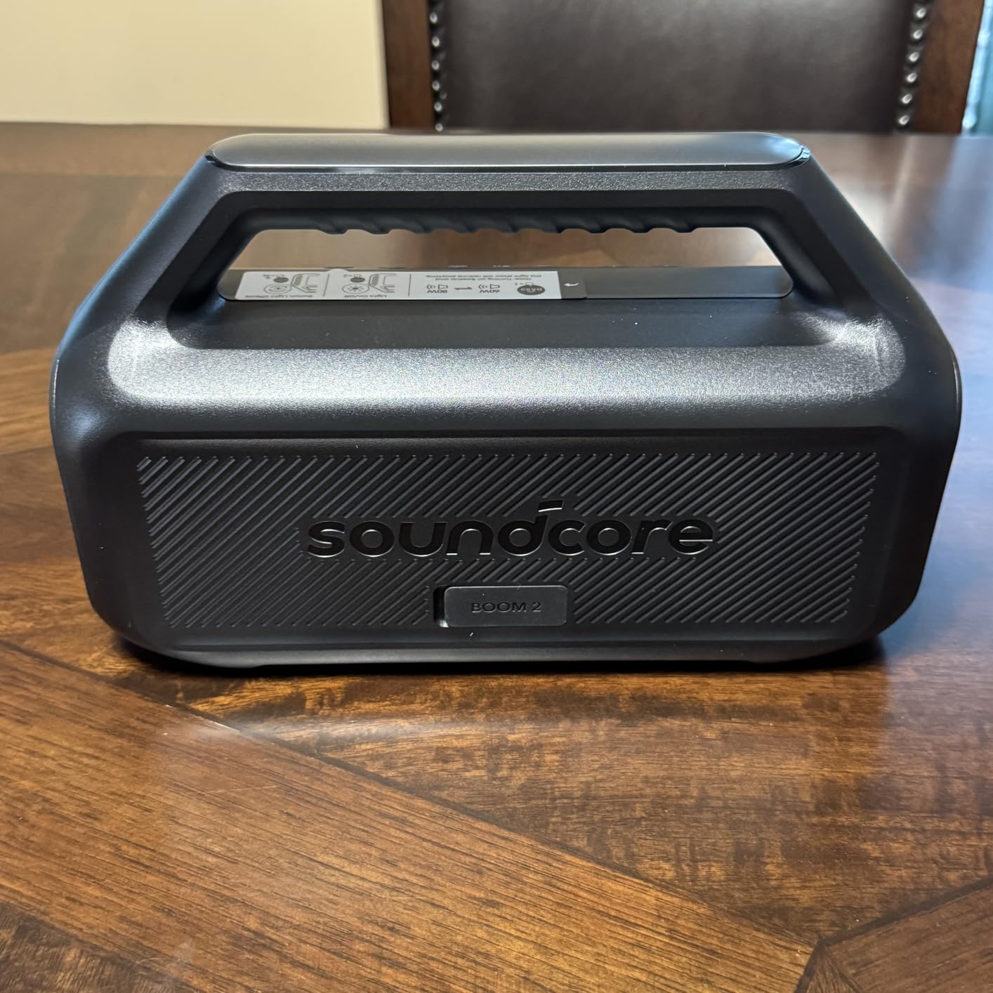 Soundcore Boom 2 by Anker, 80W Outdoor Bluetooth Speaker, 24H Playtime | IPX7 Waterproof, BassUp 2.0, Floatable, RGB lights, USB-C, Custom EQ via soundcore App, Portable for Camping and Beach customer photo 1