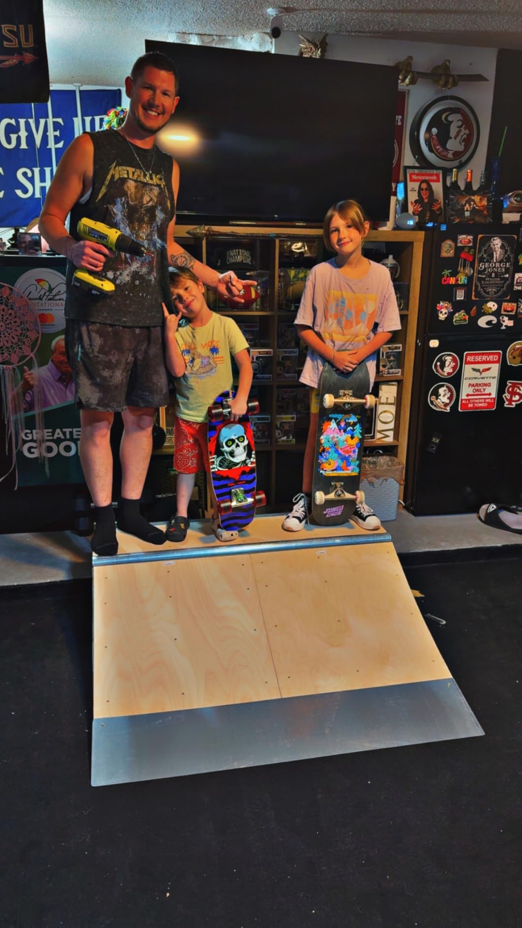 Greg Lutzka's 3 in 1 Quarter Pipe by OC Ramps - Wood Skateboard Quarter Pipe, Ledge & Launch Ramp All in One customer photo 1