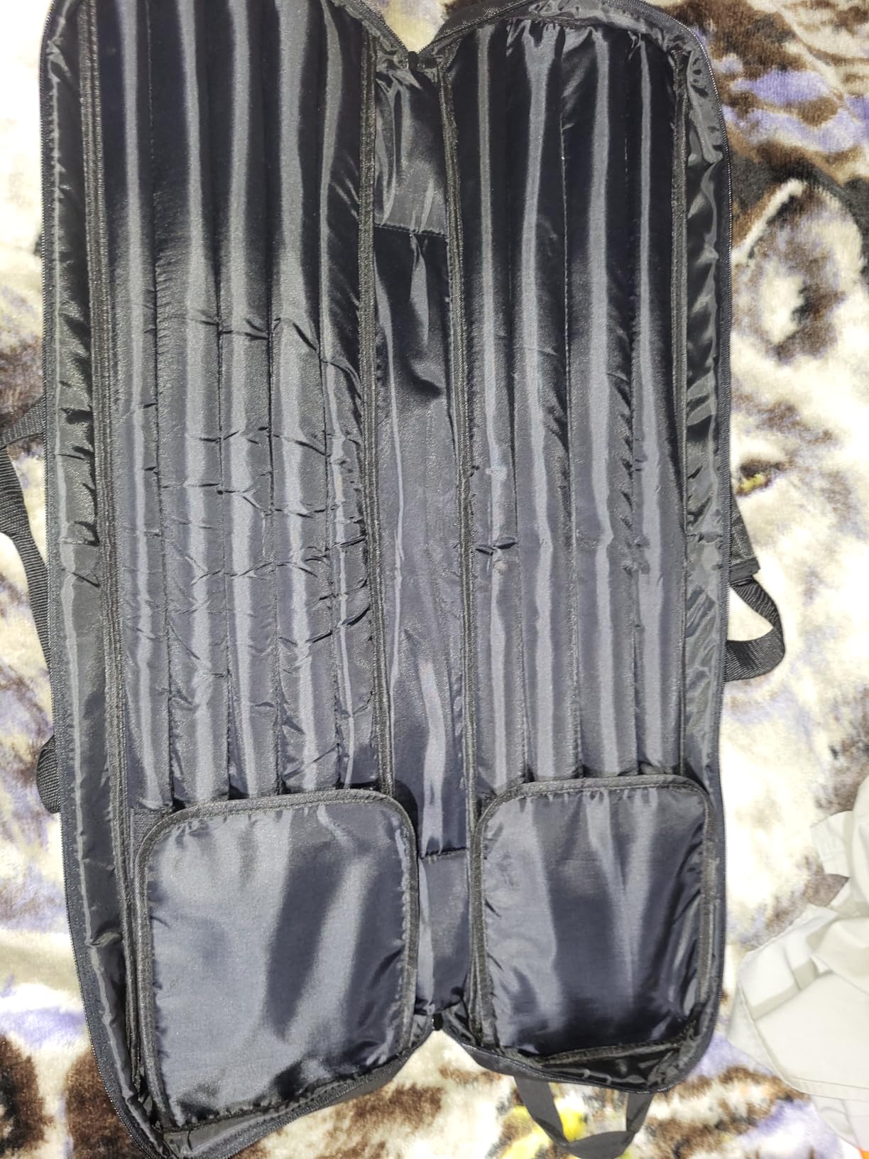 Pool Cue Case 4x5, Pool Stick Case for 4 Butts and 5 Shafts | Soft Padded Separate Pouches for Pool Cue, Multiple Accessory Pockets, Backpack-straps and Carry Handle, Sturdy and Durable customer photo 1