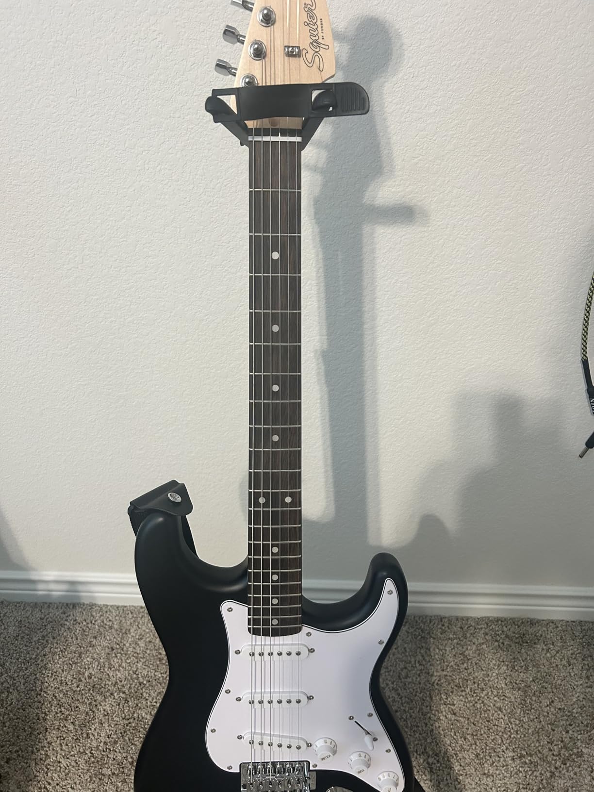Fender Squier Stratocaster Beginner Electric Guitar, 2-Color Sunburst | Starter electric guitar for kids and adults, free lessons included, 2-year warranty, Strat-style, under $200 customer photo 1