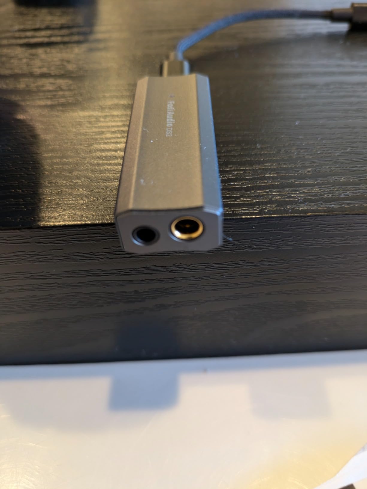 Fosi Audio DS2 USB C to AUX Headphone Amp DAC Dongle 3.5mm Jack Audio Portable Amplifier Dual Output DSD256 4.4mm Balanced customer photo 2