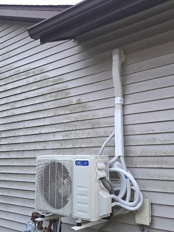 DELLA Optima Series 12,000 BTU Mini Split AC, Hyper Heat Down to -13°F, Up to 550 Sq. Ft, 23 SEER2 115V, Energy Star, WiFi & Alexa, Inverter AC with 1 Ton Pre-Charged Heat Pump & 16.4ft Kit customer photo 1