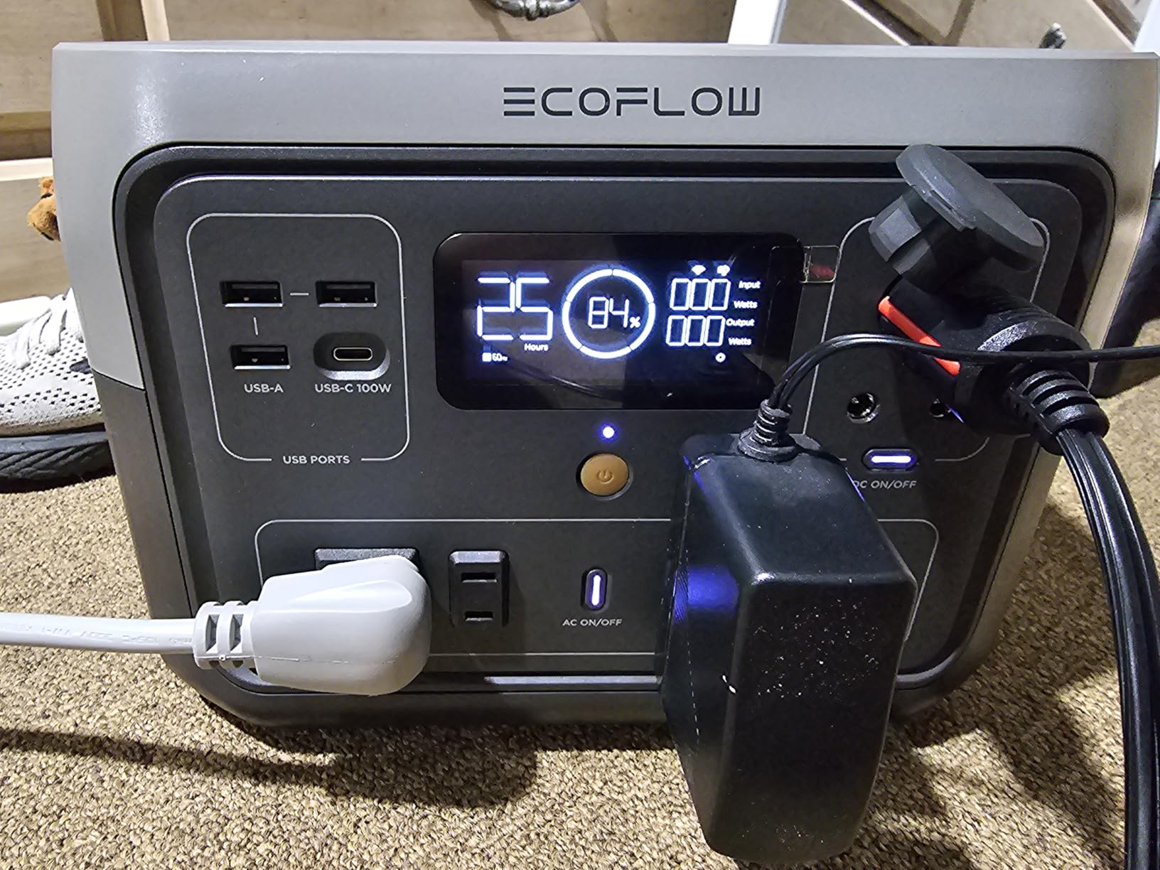 EcoFlow Portable Power Station River 2 Max 500, 499Wh 500W, 1 Hr Fast Charging, LiFePO4 Battery, Up to 1000W Output Solar Generator for Outdoor Camping/RVs customer photo 2