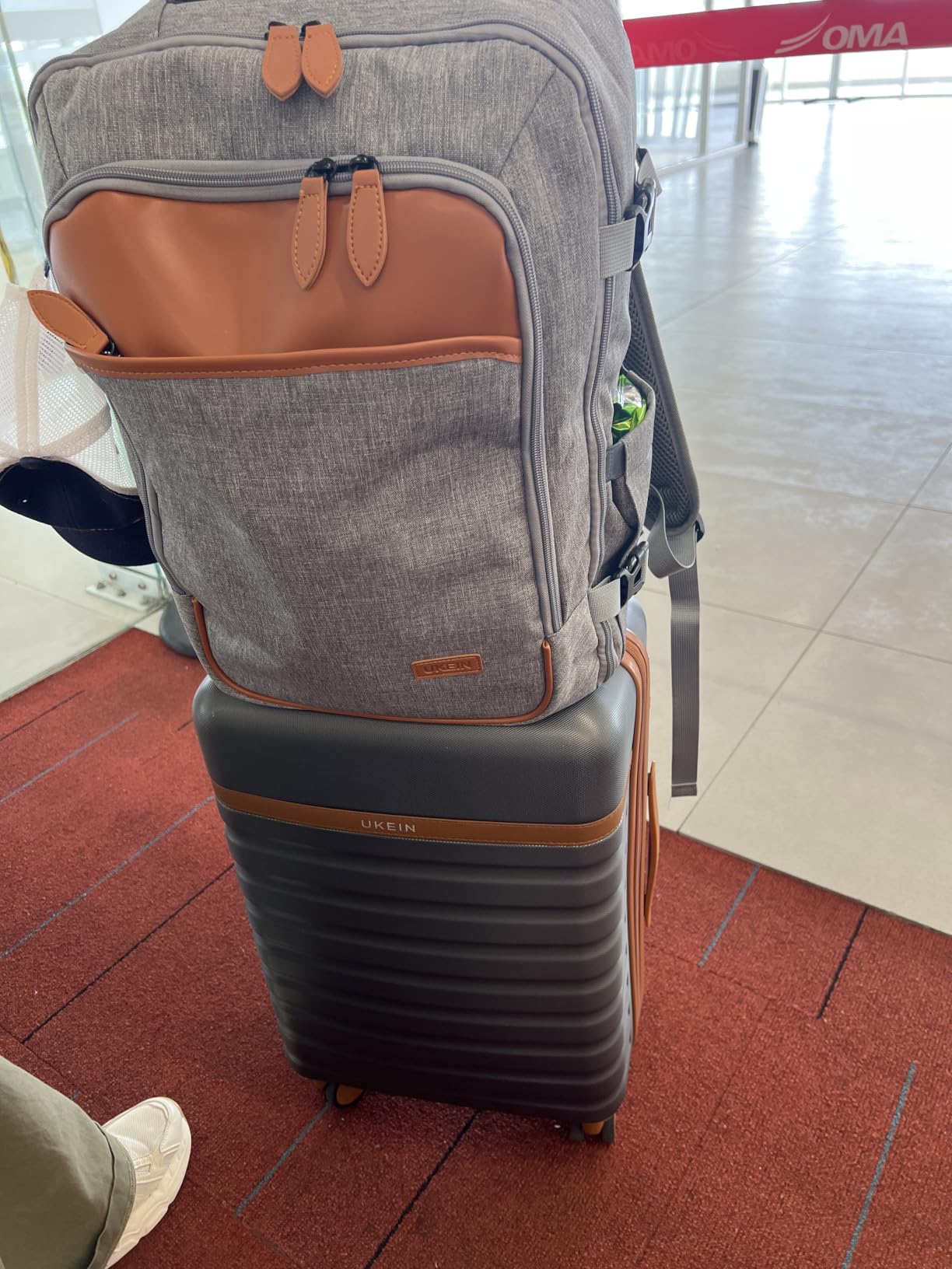 UKEIN Luggage Sets 3Piece, Carry On Luggage 20in Suitcase Set With Backpack customer photo 1