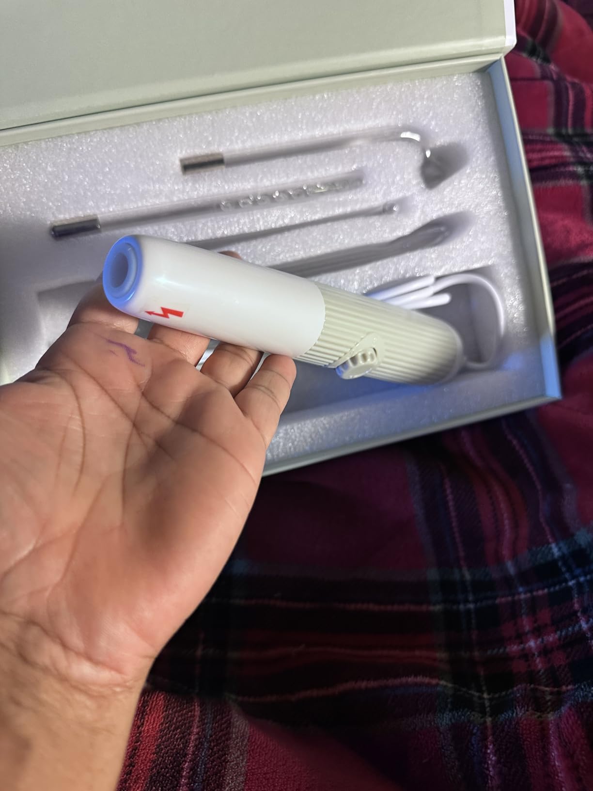 High Frequency Facial Device DARSONVAL High Frequency Facial Wand Micro-Care Skin Care customer photo 1