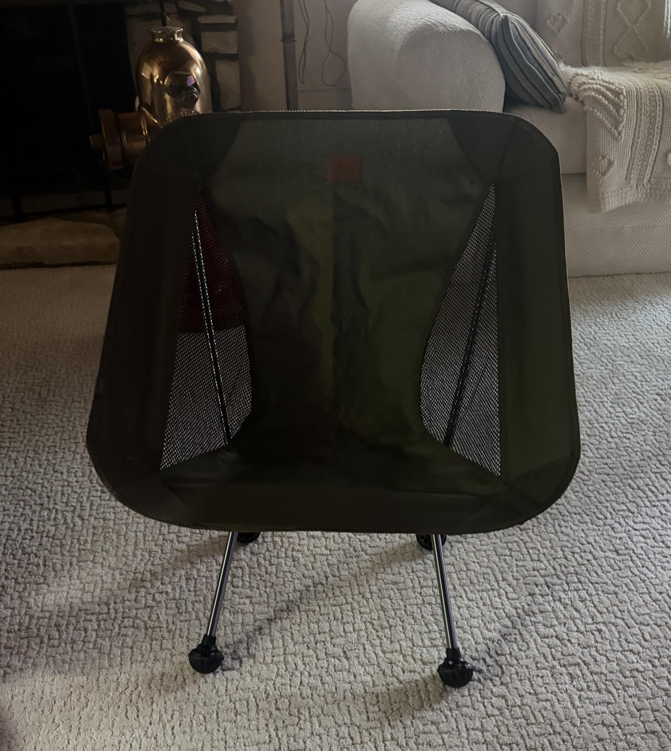 Naturehike YL08 Ultralight Camping Chair - Only 2.12 LBS, Anti-Sinking Feet | Portable Lightweight Backpacking Chair, Breathable Side Mesh, Quick-Setup Shock-Cord Foldable Frame to Hiking, Beach & Travel customer photo 1